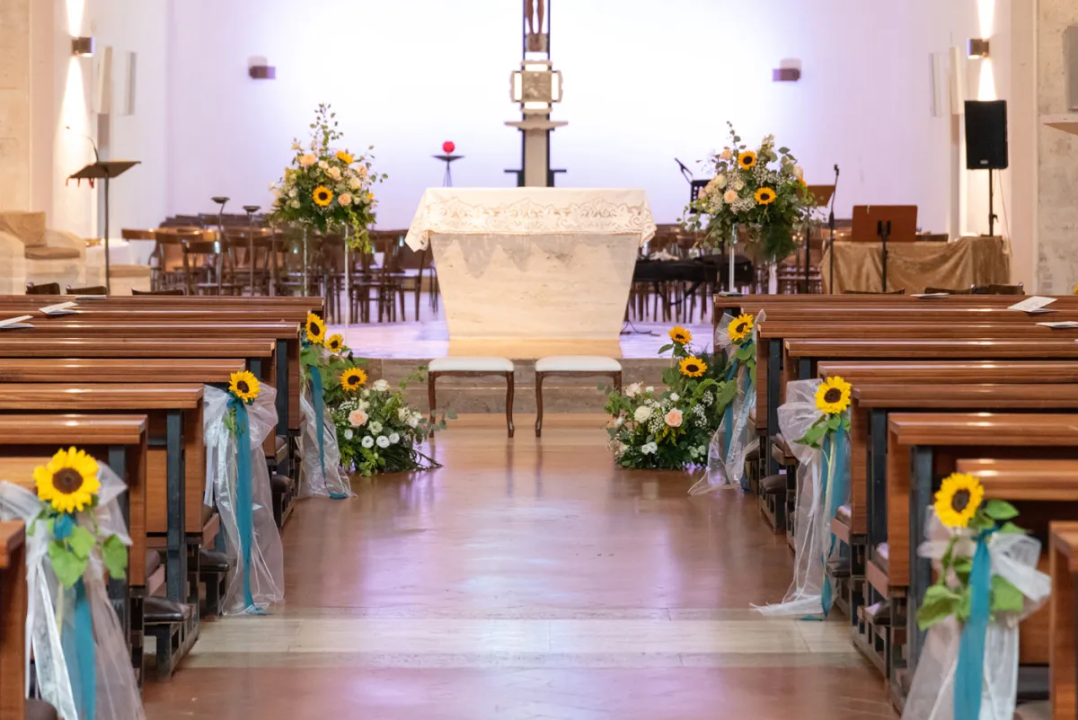Allestimento floreale Candle Lights per matrimonio a Ascoli Piceno - foto 5
