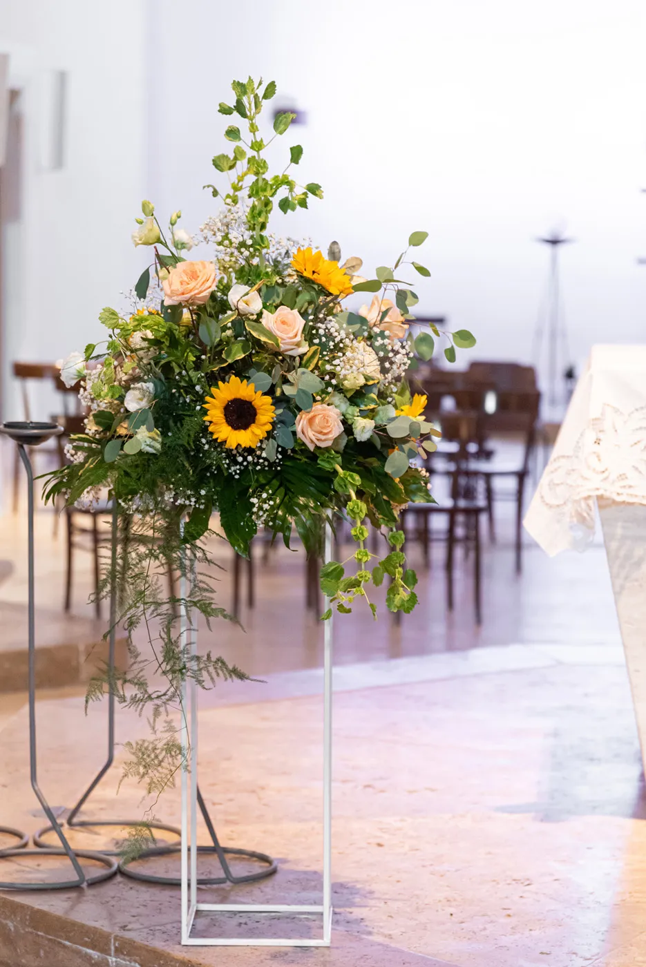 Allestimento floreale Candle Lights per matrimonio a Ascoli Piceno - foto 6