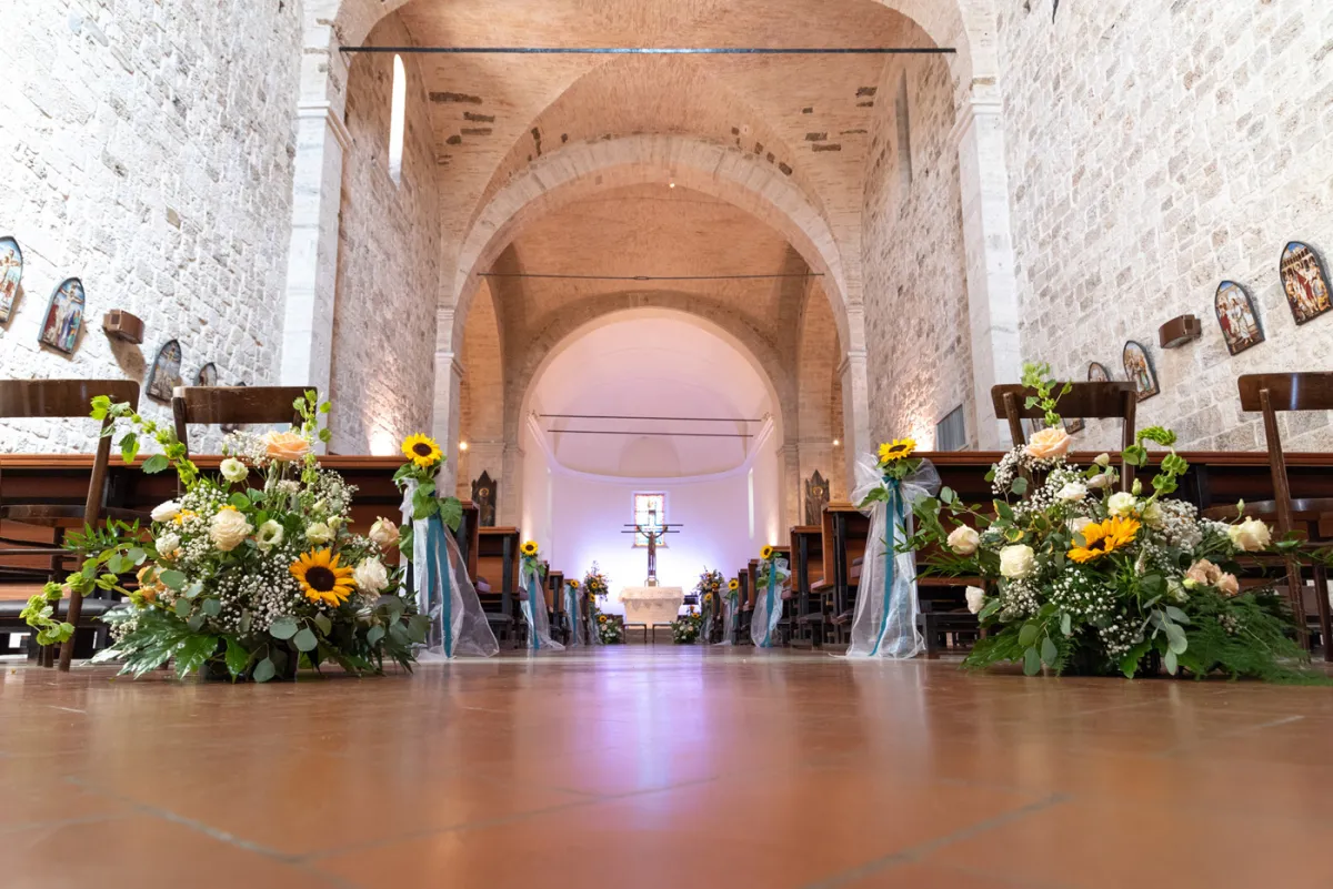 Allestimento floreale Candle Lights per matrimonio a Ascoli Piceno - foto 10