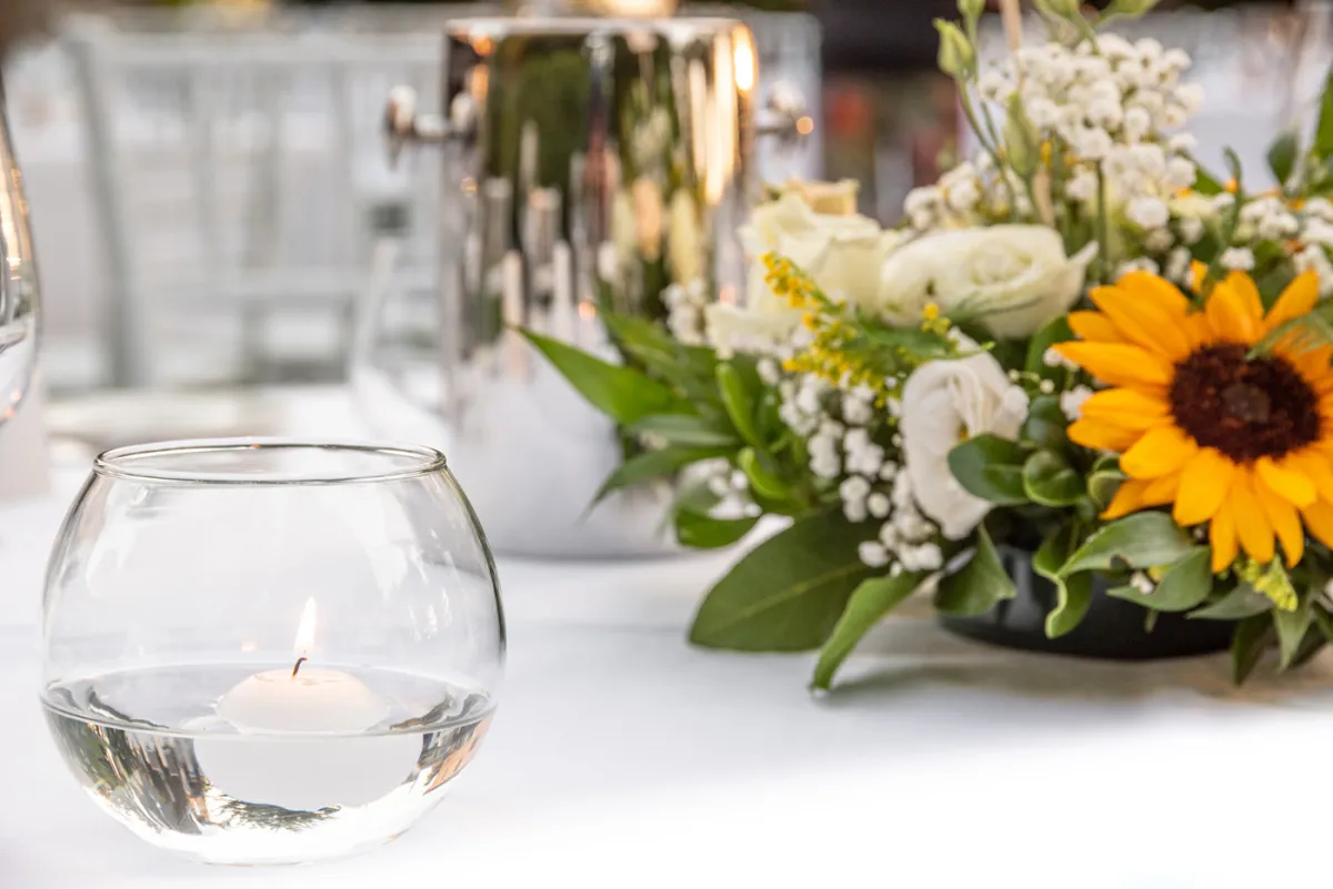 Allestimento floreale Candle Lights per matrimonio a Ascoli Piceno - foto 40