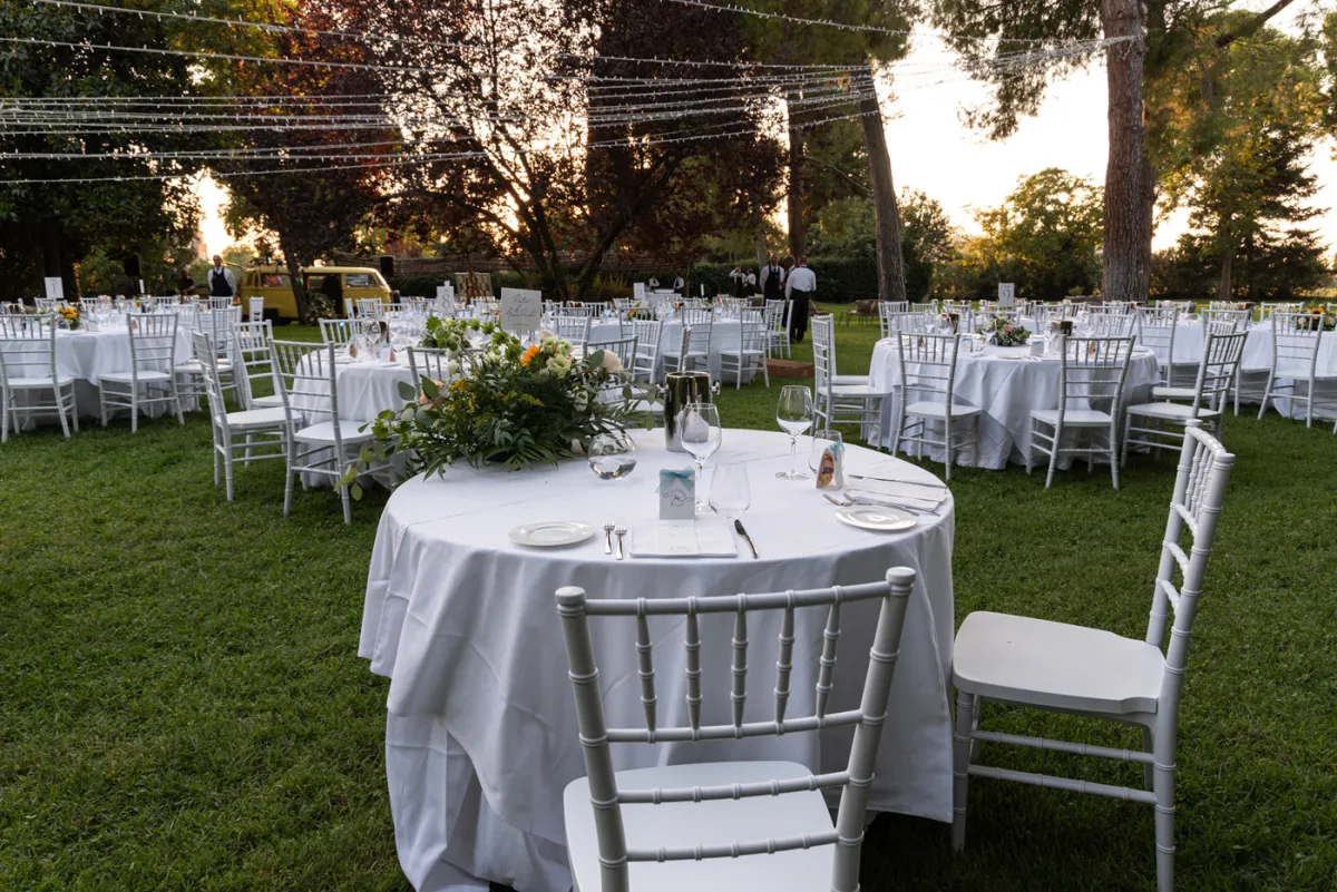 Allestimento floreale Candle Lights per matrimonio a Ascoli Piceno - foto 43