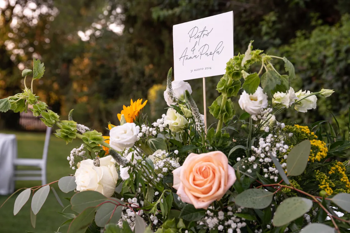 Allestimento floreale Candle Lights per matrimonio a Ascoli Piceno - foto 46