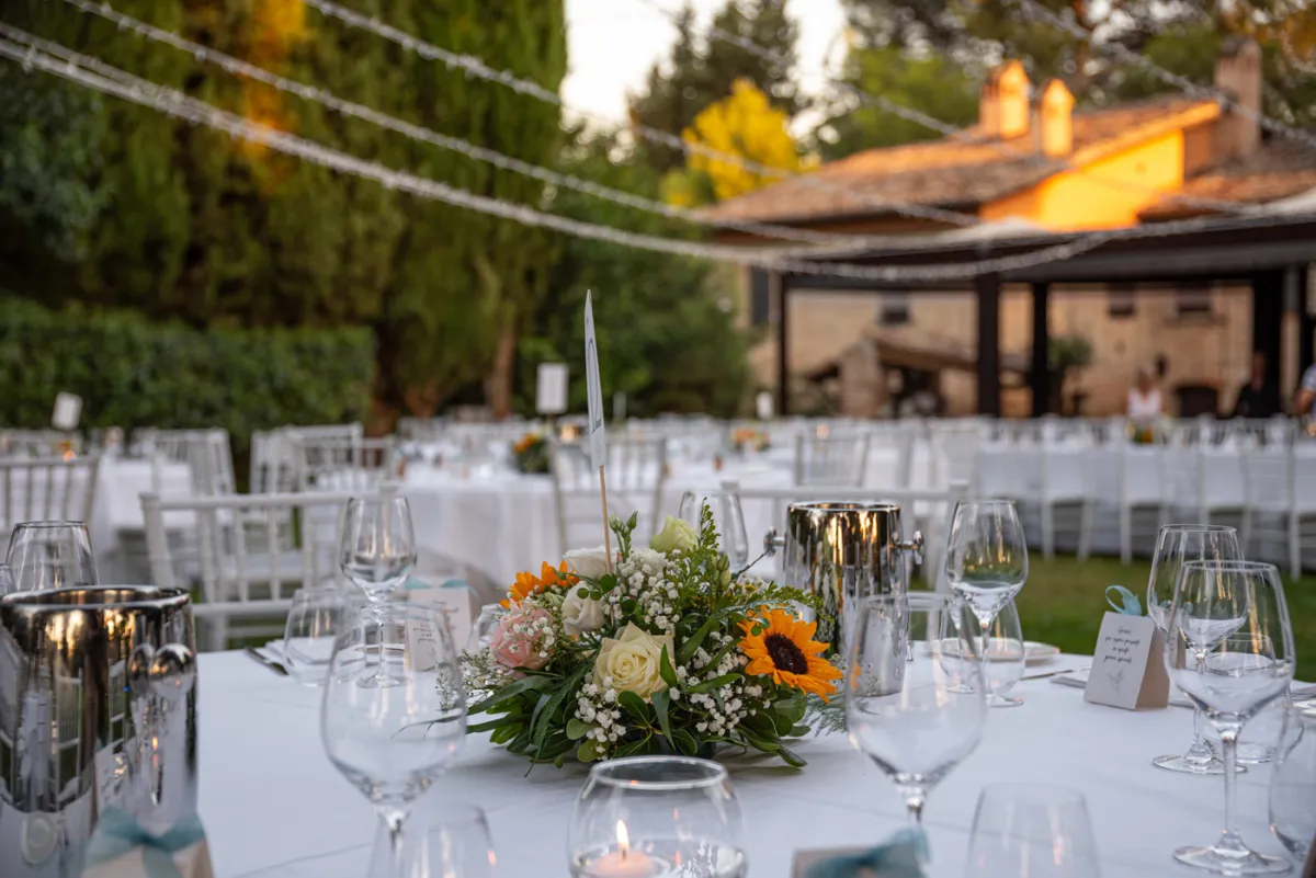 Allestimento floreale Candle Lights per matrimonio a Ascoli Piceno - foto 47