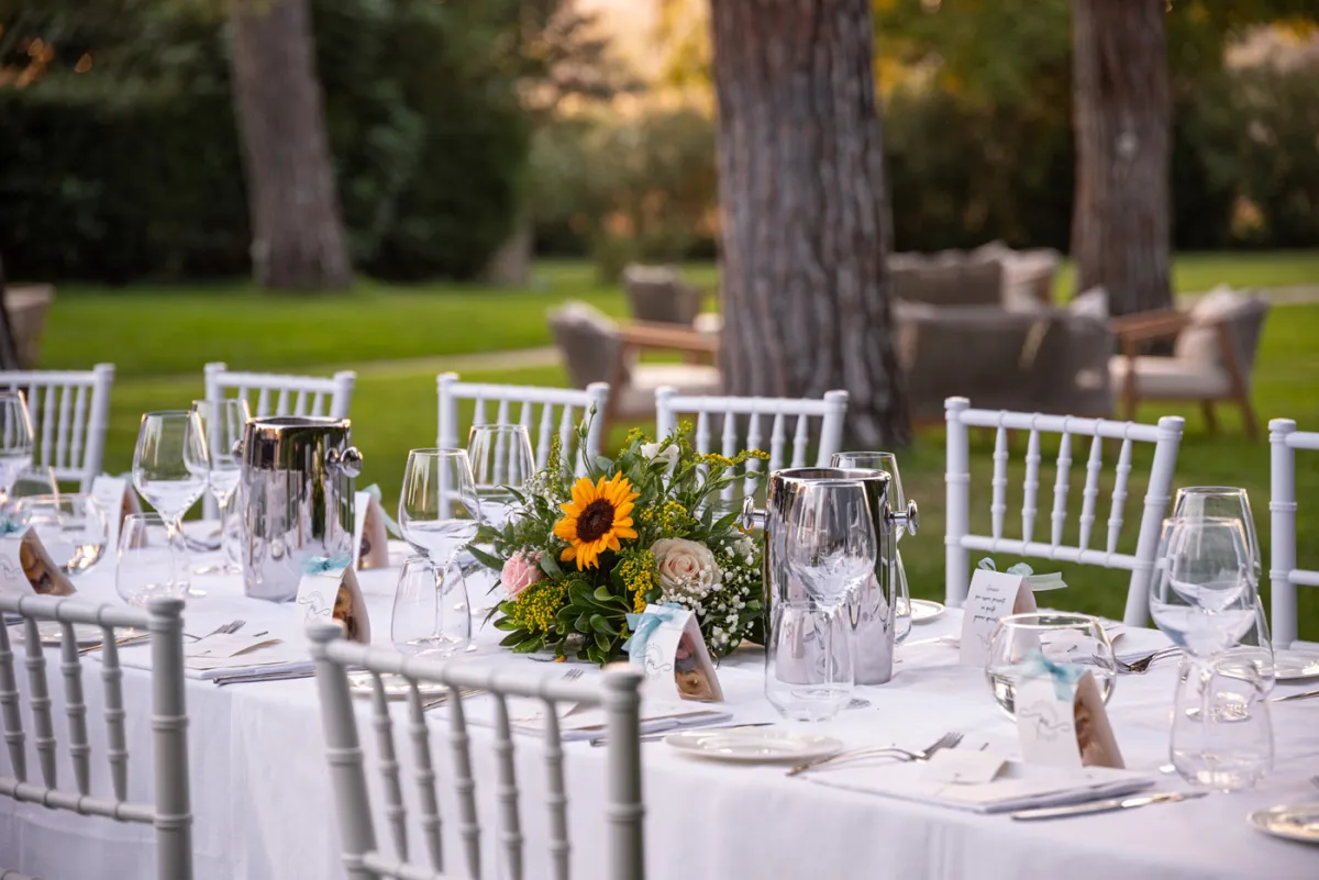 Allestimento floreale Candle Lights per matrimonio a Ascoli Piceno - foto 48