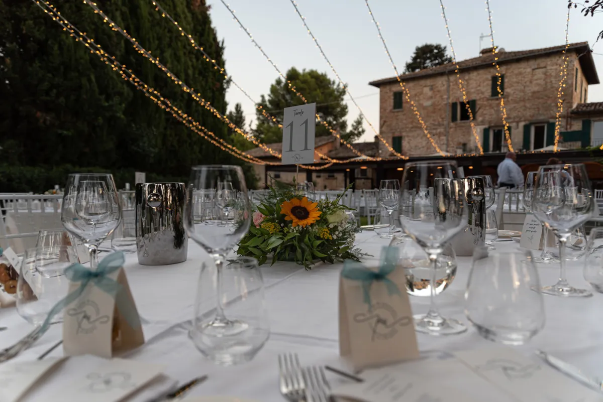 Allestimento floreale Candle Lights per matrimonio a Ascoli Piceno - foto 49