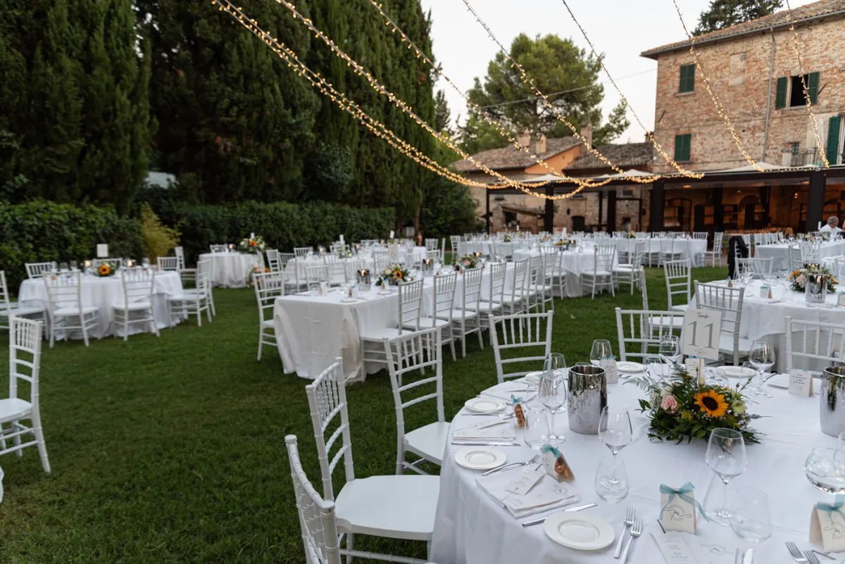 Allestimento floreale Candle Lights per matrimonio a Ascoli Piceno - foto 50
