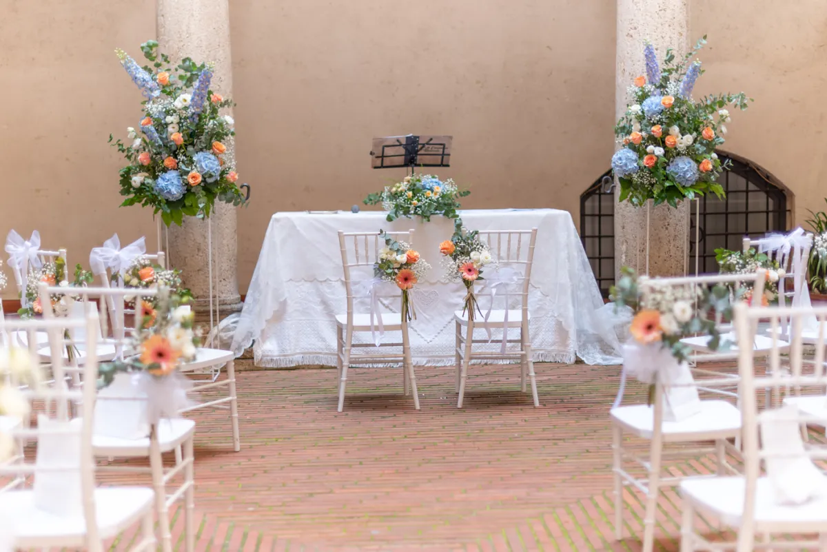 Allestimento floreale Colored Vibes per matrimonio a Ascoli Piceno - foto 11