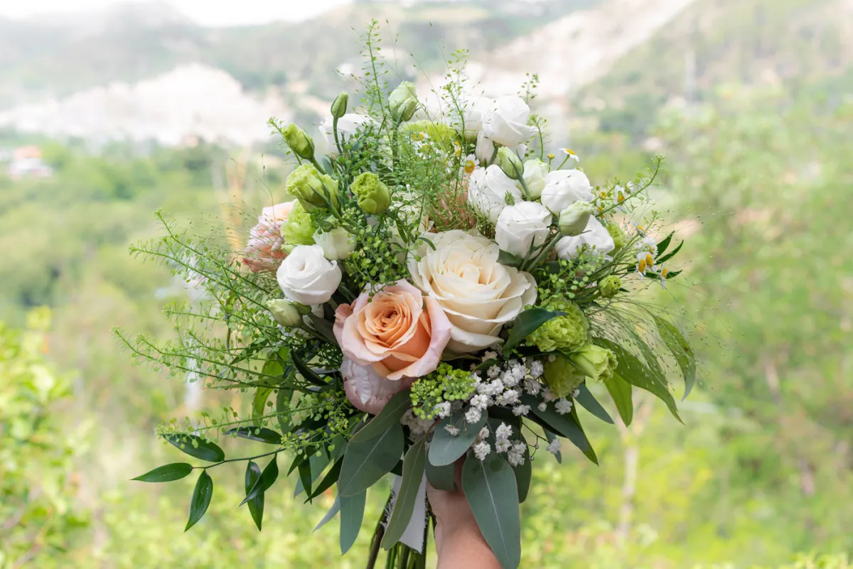 Allestimento floreale Harmony Peach per matrimonio a Ascoli Piceno - foto 5