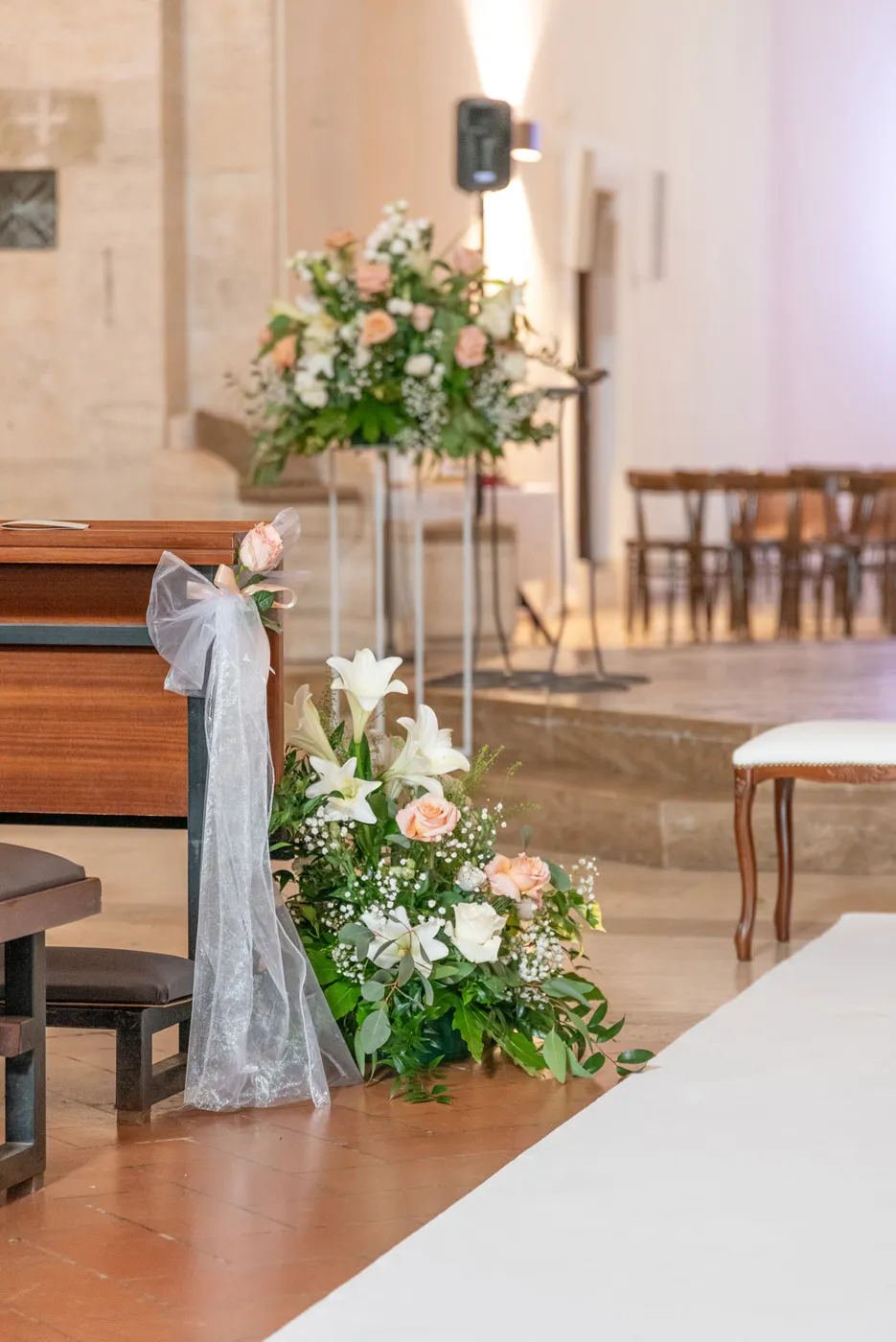 Allestimento floreale Harmony Peach per matrimonio a Ascoli Piceno - foto 8