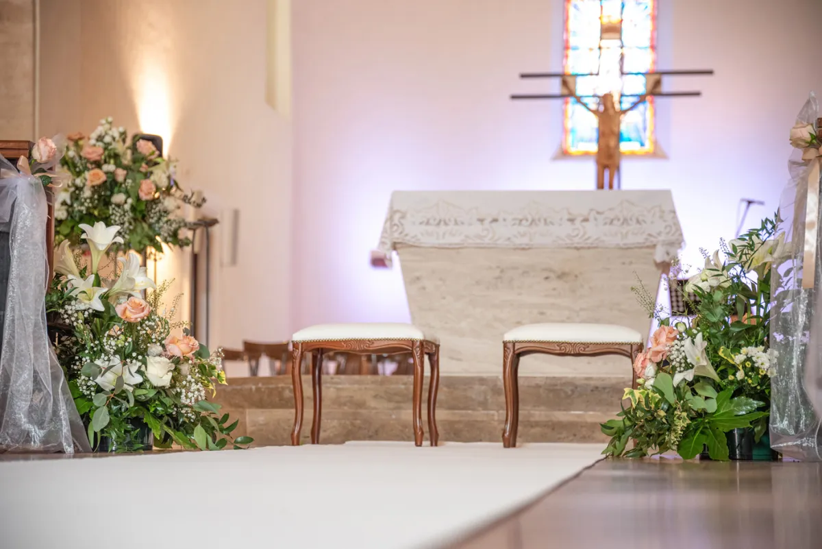 Allestimento floreale Harmony Peach per matrimonio a Ascoli Piceno - foto 9