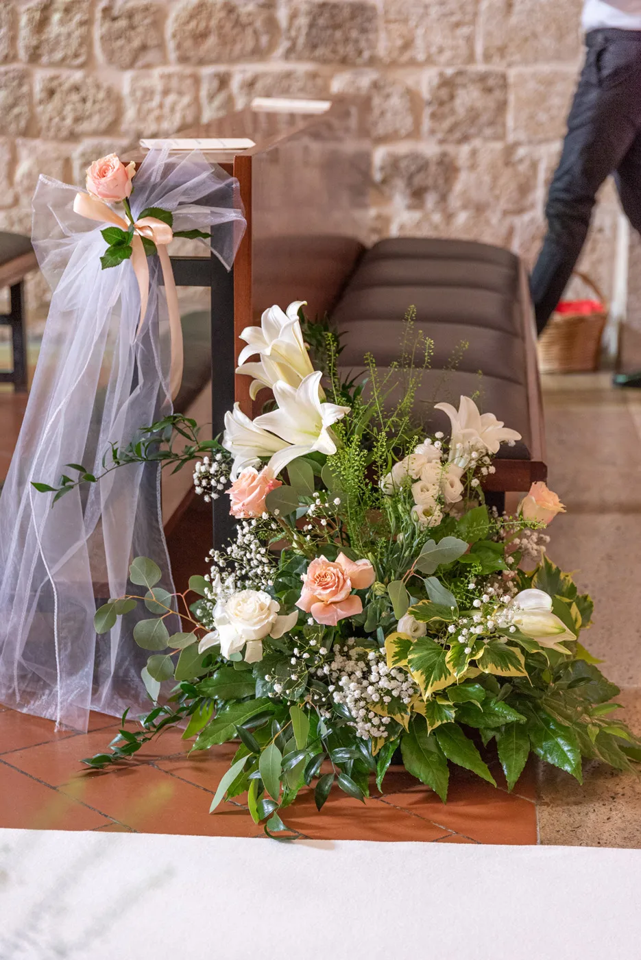 Allestimento floreale Harmony Peach per matrimonio a Ascoli Piceno - foto 10