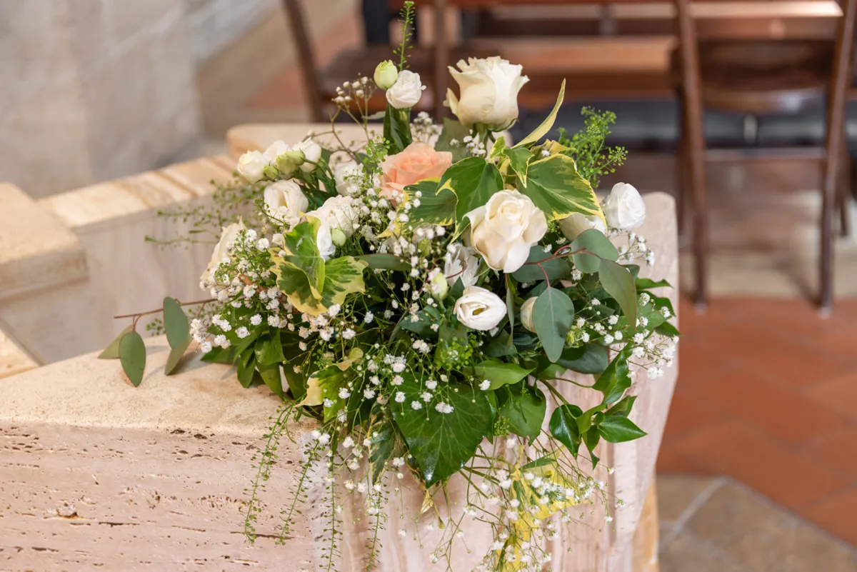 Allestimento floreale Harmony Peach per matrimonio a Ascoli Piceno - foto 12
