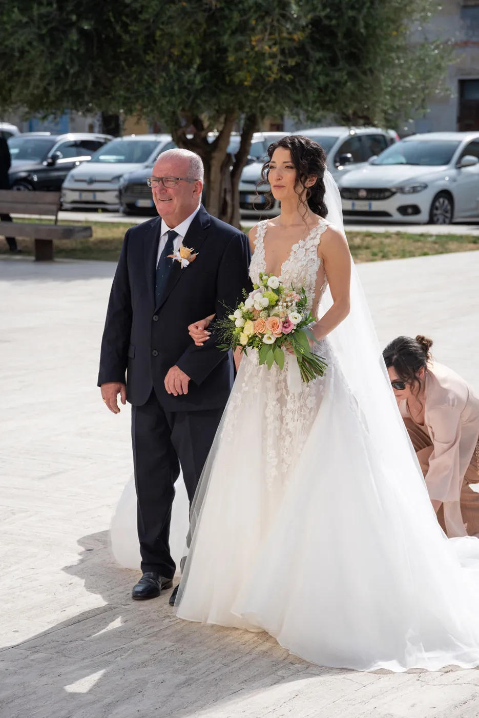 Allestimento floreale Harmony Peach per matrimonio a Ascoli Piceno - foto 23