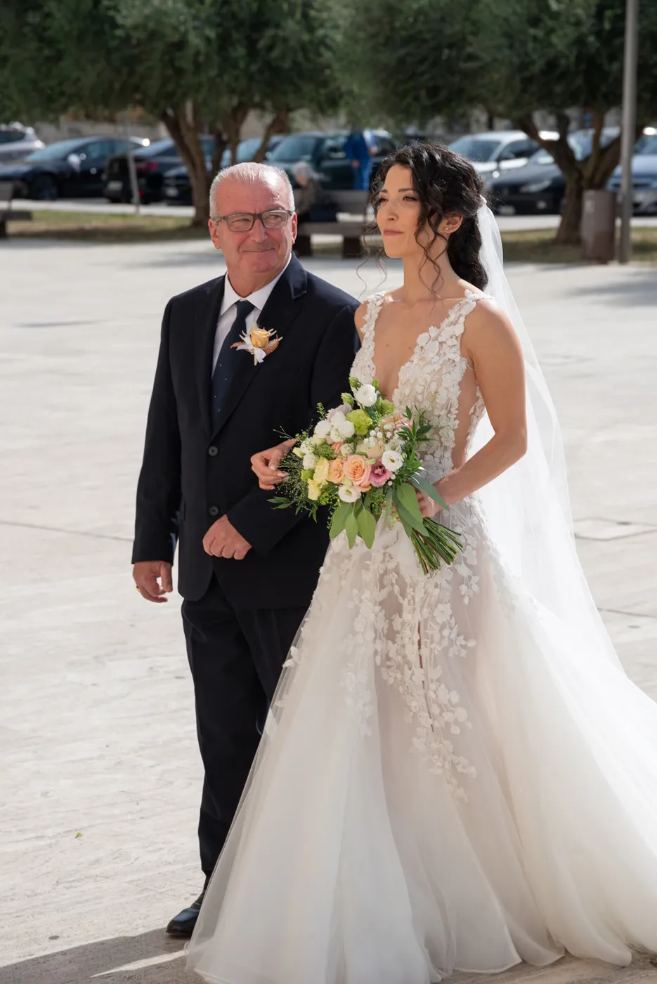 Allestimento floreale Harmony Peach per matrimonio a Ascoli Piceno - foto 24