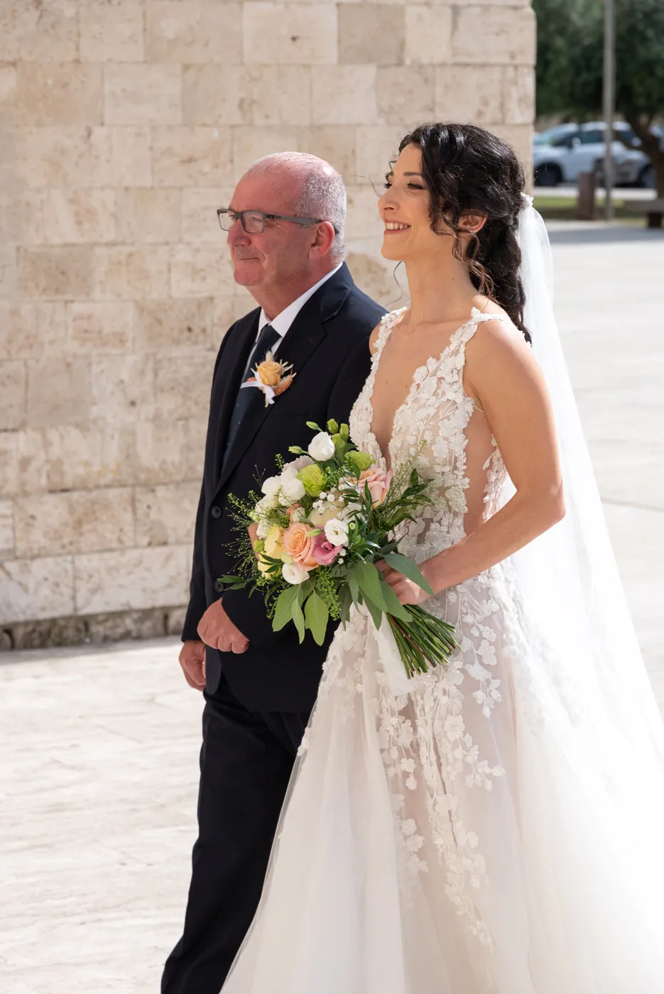 Allestimento floreale Harmony Peach per matrimonio a Ascoli Piceno - foto 25