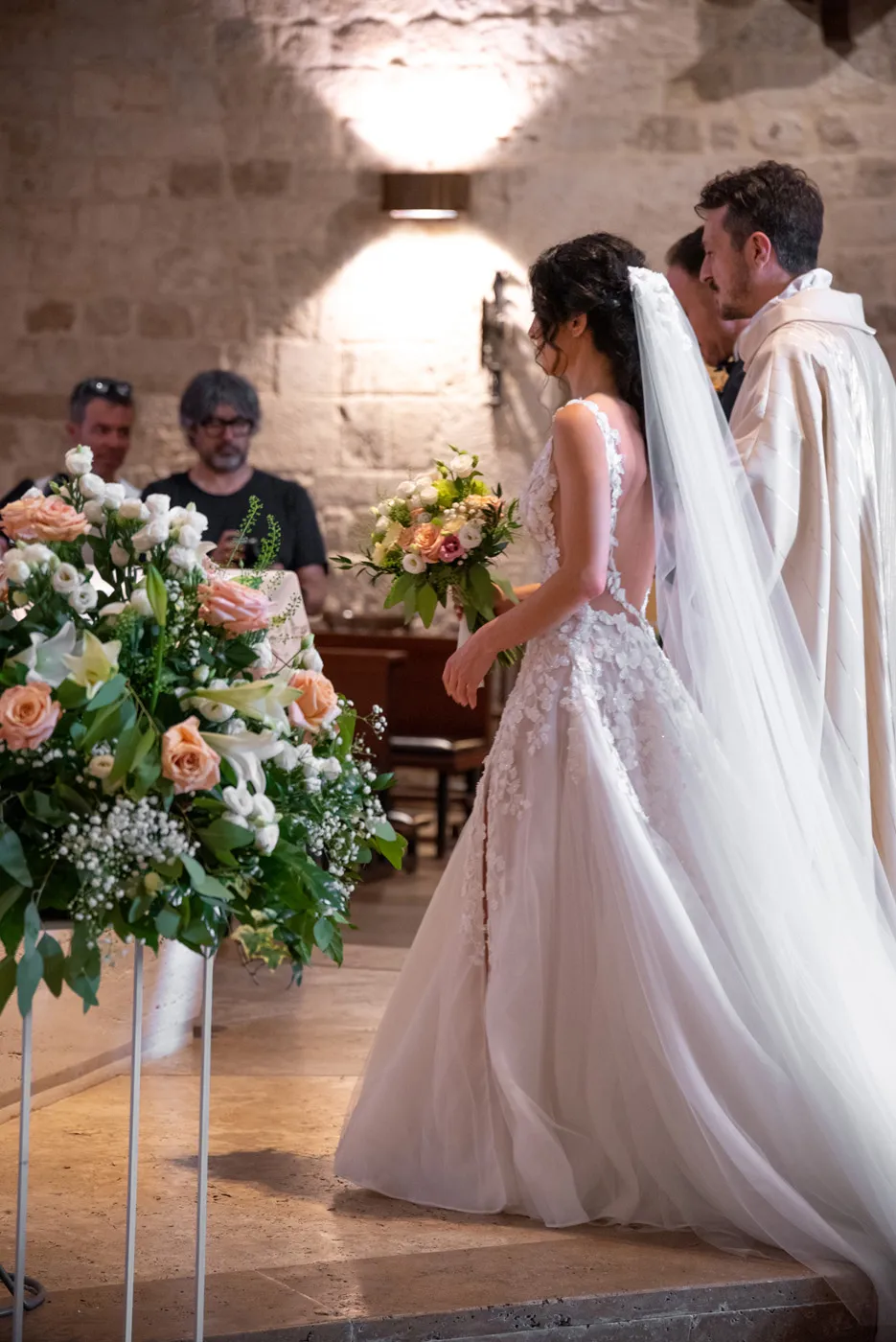Allestimento floreale Harmony Peach per matrimonio a Ascoli Piceno - foto 27