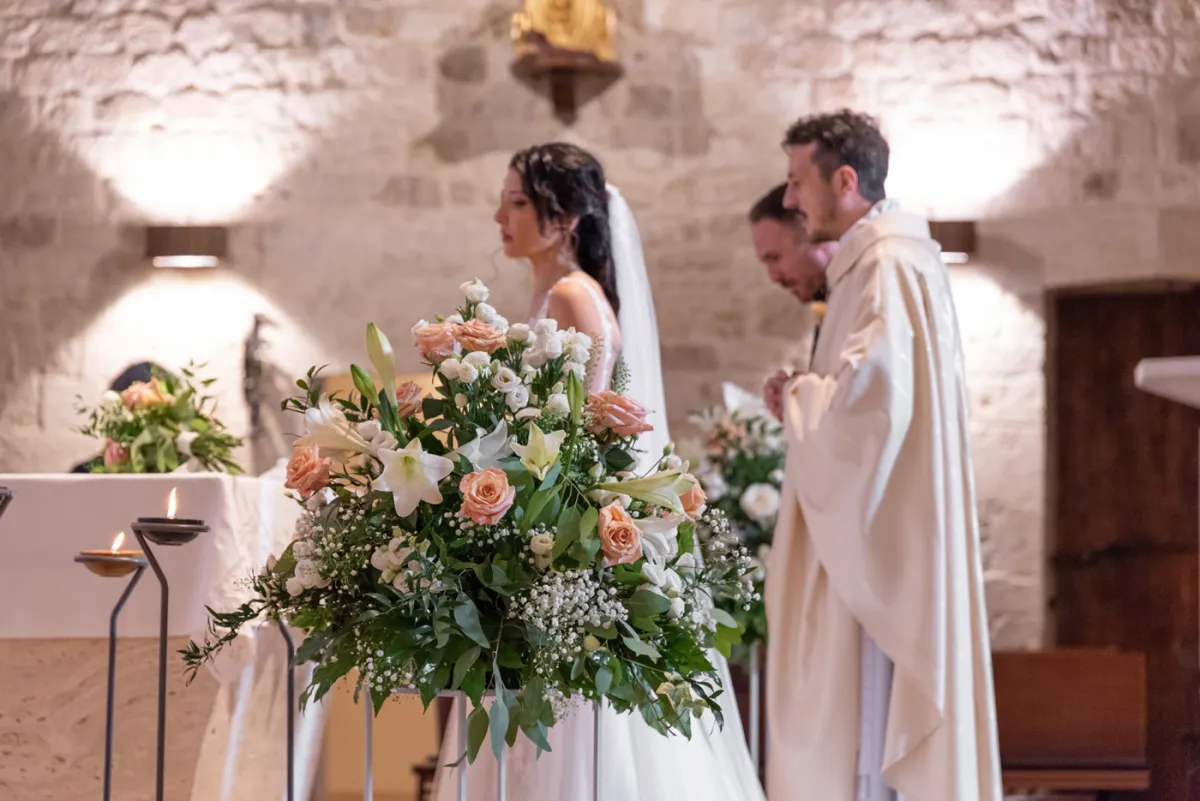 Allestimento floreale Harmony Peach per matrimonio a Ascoli Piceno - foto 28