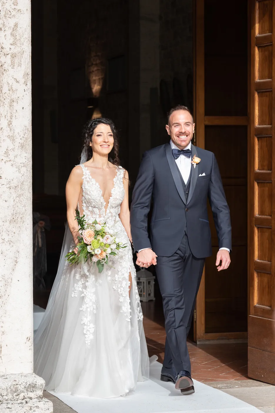 Allestimento floreale Harmony Peach per matrimonio a Ascoli Piceno - foto 30