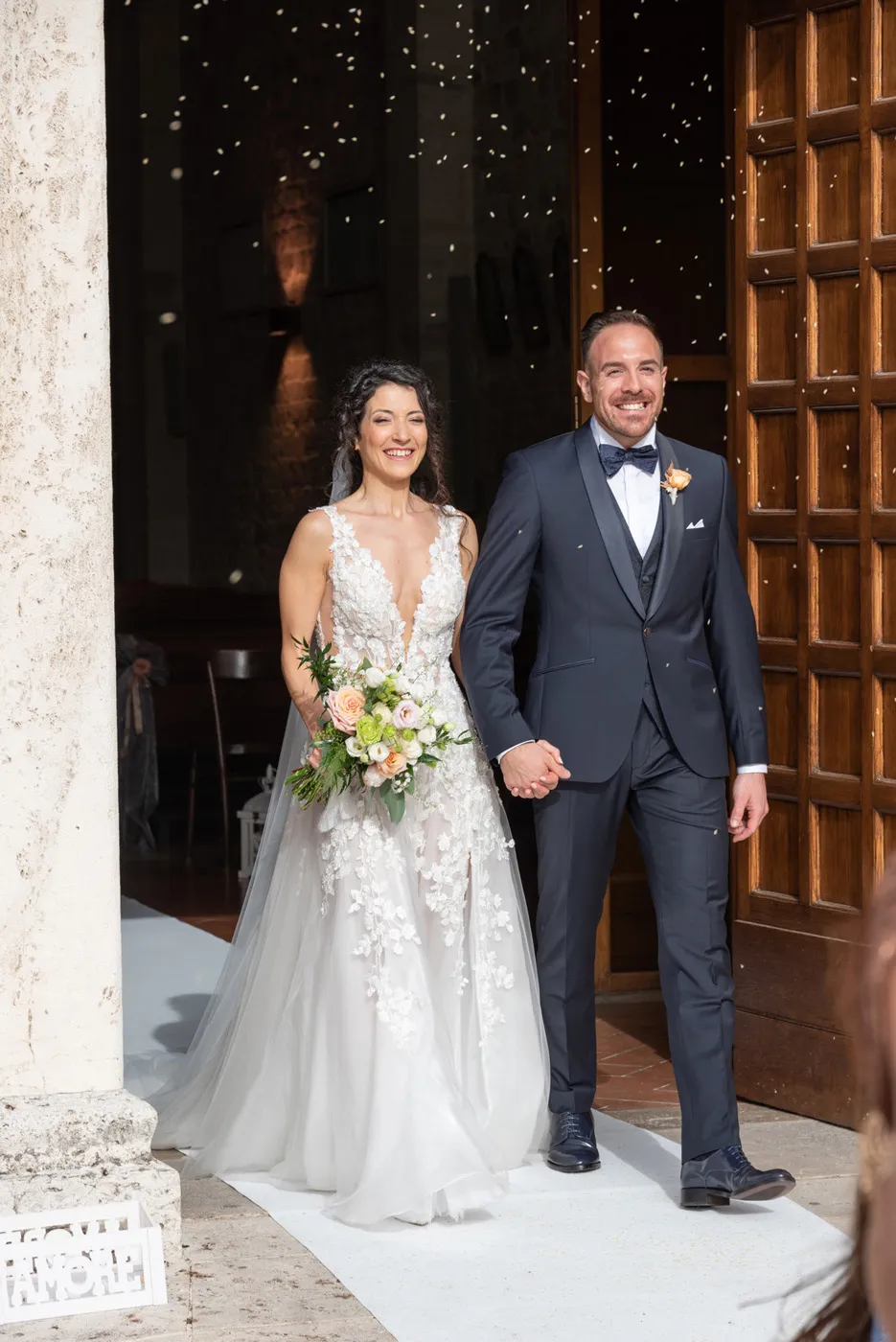 Allestimento floreale Harmony Peach per matrimonio a Ascoli Piceno - foto 31