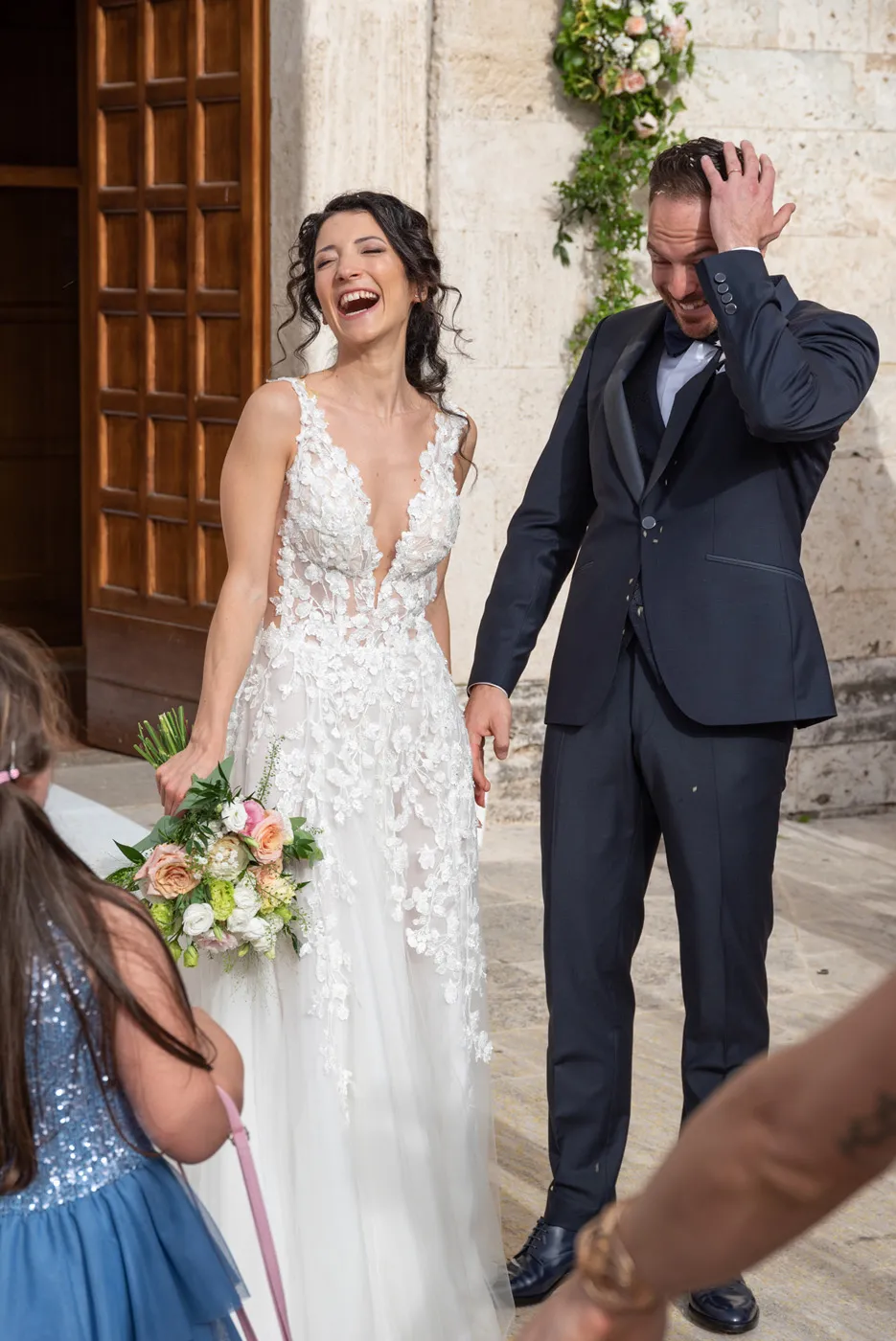 Allestimento floreale Harmony Peach per matrimonio a Ascoli Piceno - foto 34