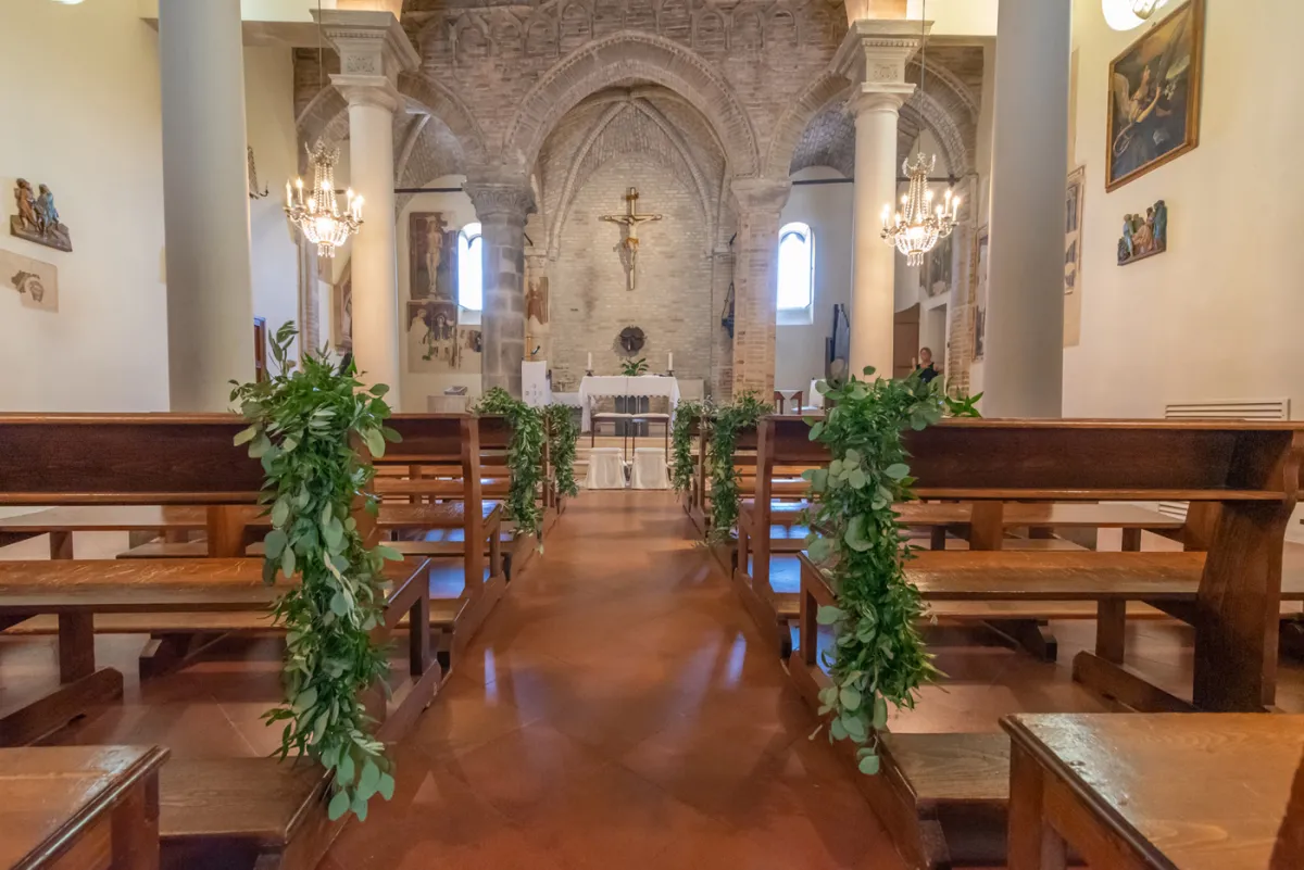 Allestimento floreale The Brancare Wedding per matrimonio a Torre di Palme - foto 1
