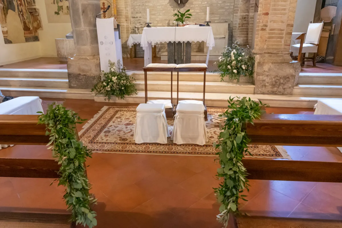 Allestimento floreale The Brancare Wedding per matrimonio a Torre di Palme - foto 5