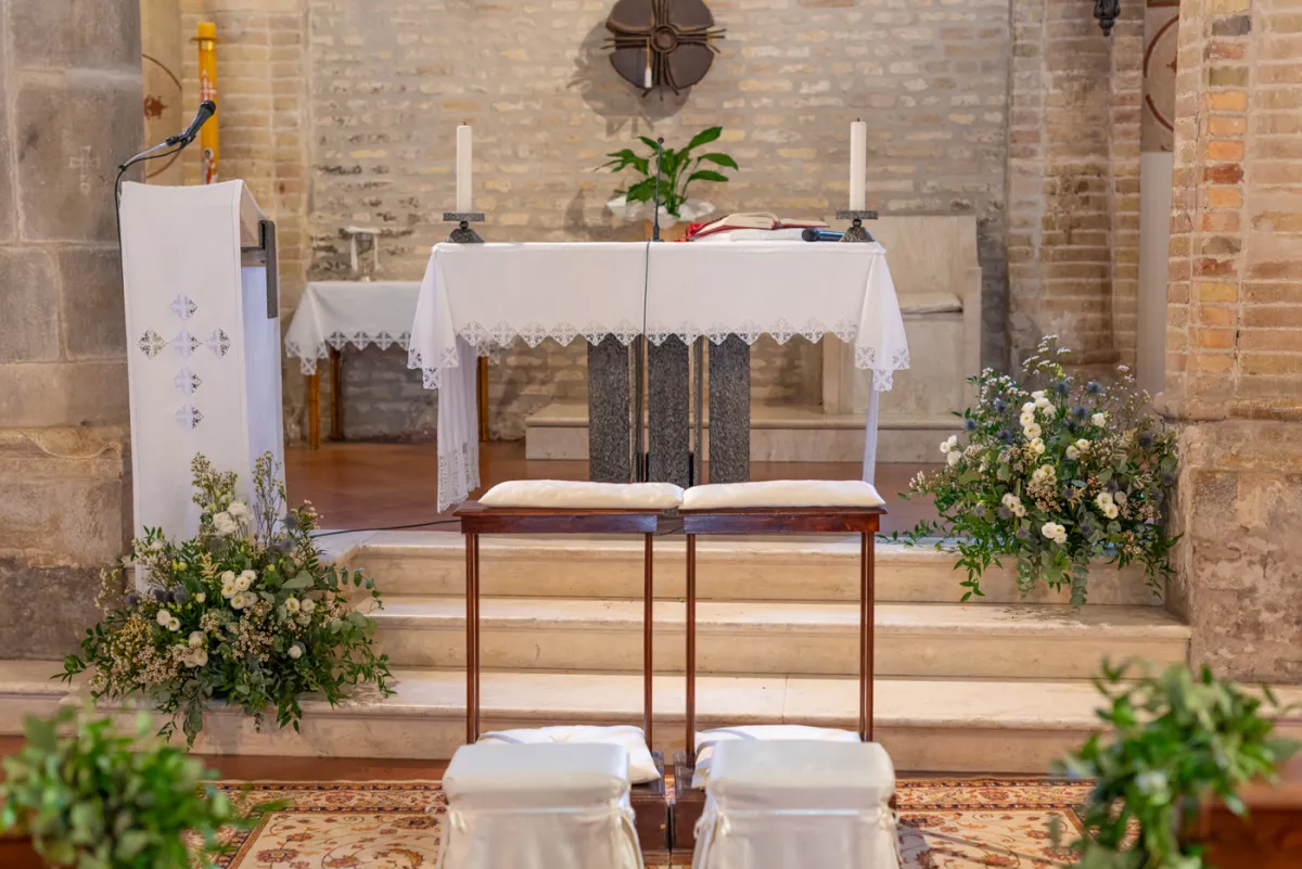 Allestimento floreale The Brancare Wedding per matrimonio a Torre di Palme - foto 12