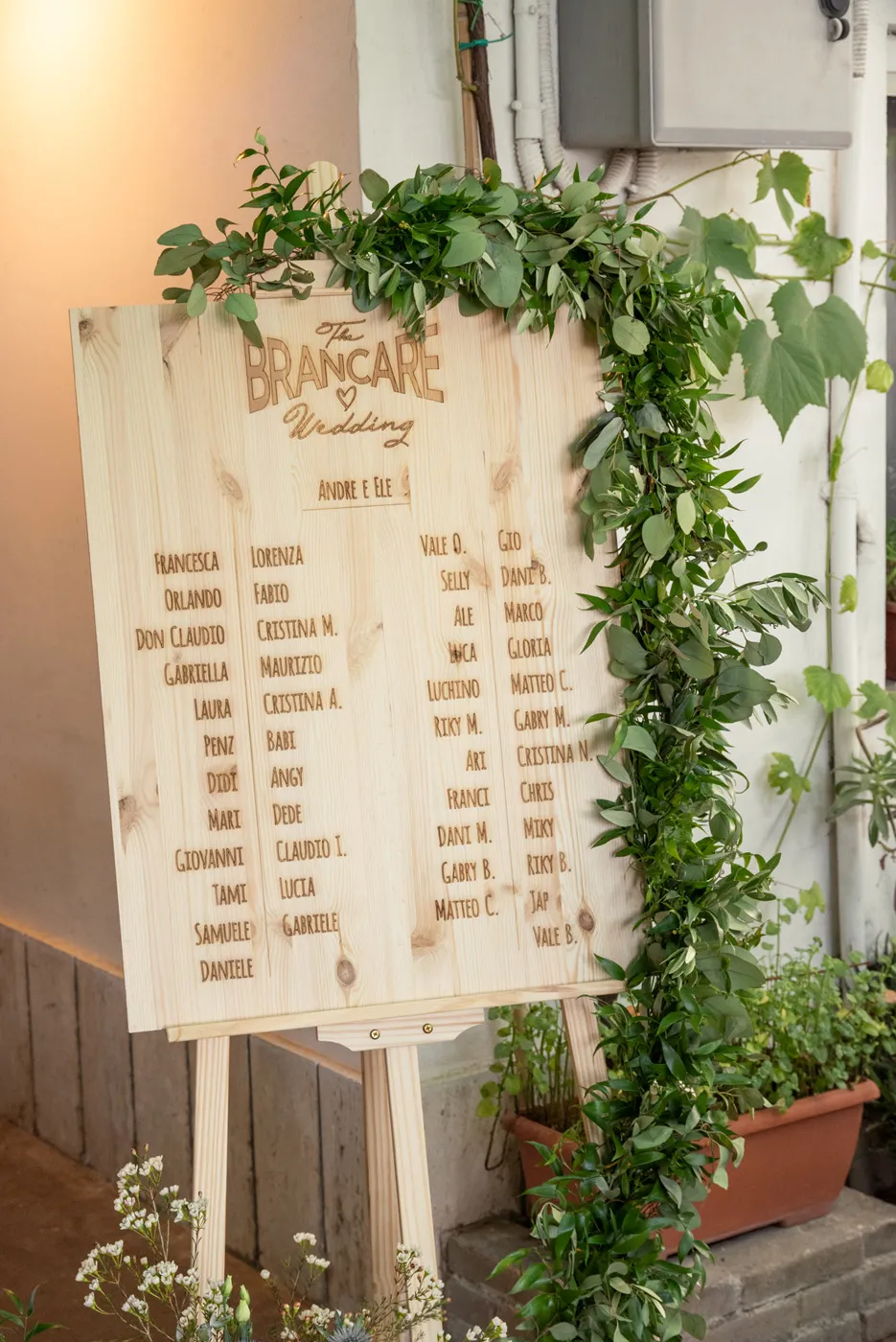 Allestimento floreale The Brancare Wedding per matrimonio a Torre di Palme - foto 35