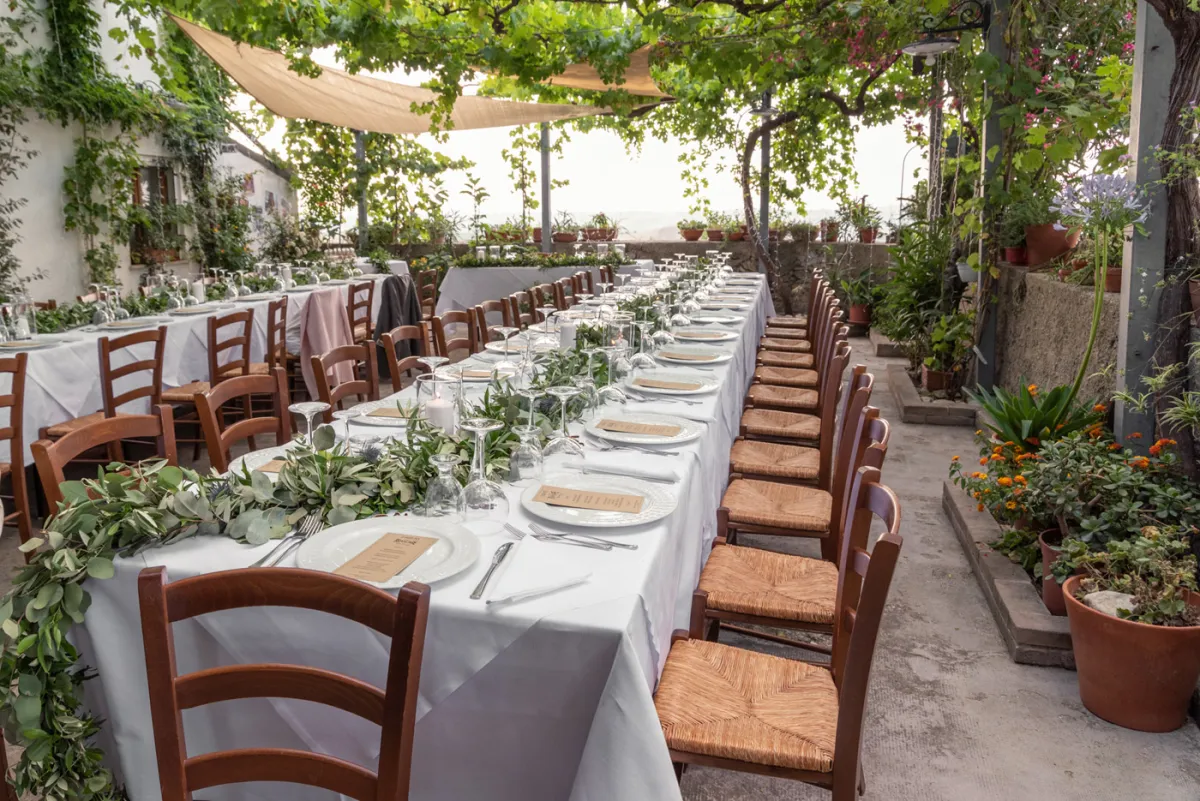Allestimento floreale The Brancare Wedding per matrimonio a Torre di Palme - foto 36