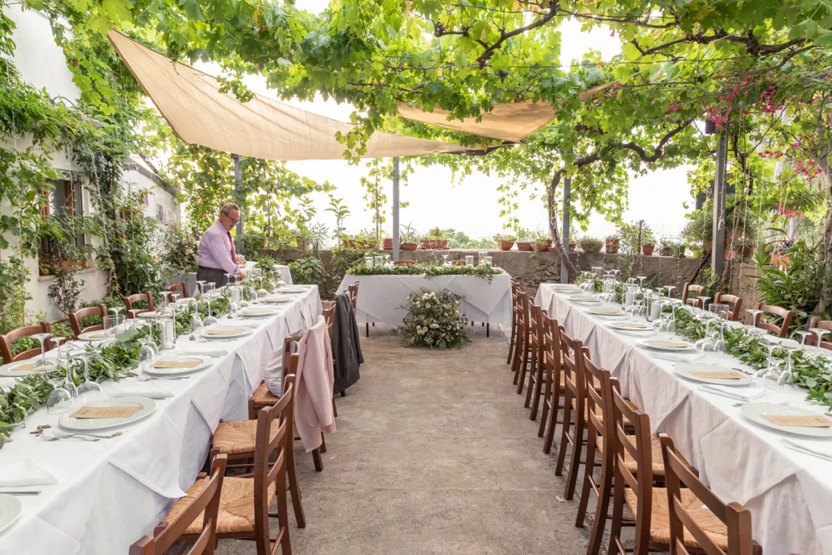 Allestimento floreale The Brancare Wedding per matrimonio a Torre di Palme - foto 37