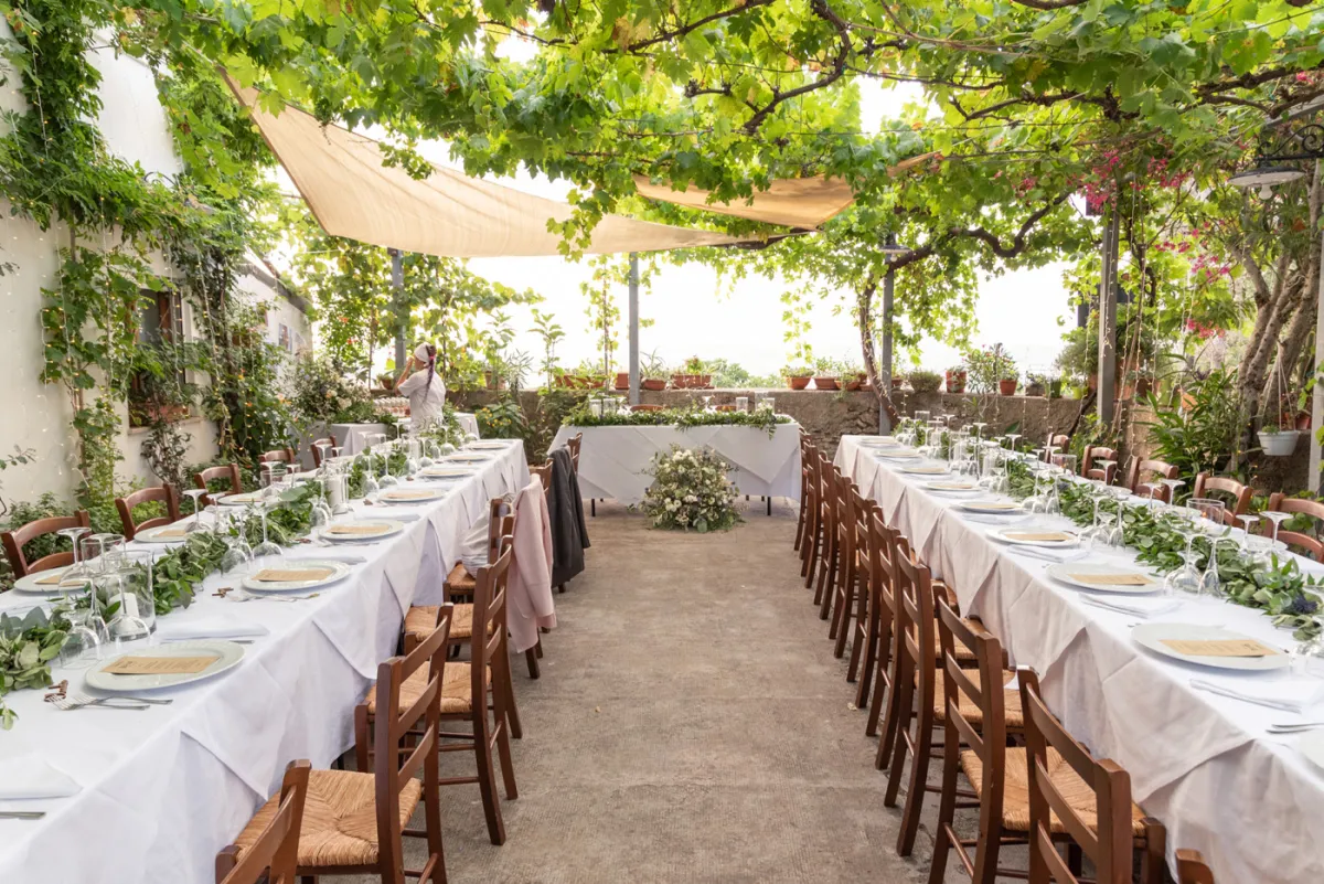 Allestimento floreale The Brancare Wedding per matrimonio a Torre di Palme - foto 43