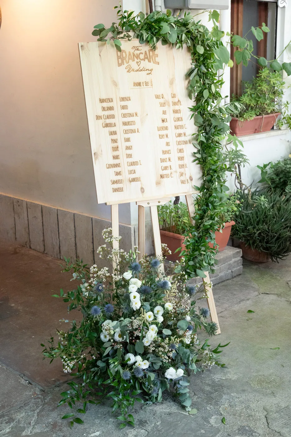Allestimento floreale The Brancare Wedding per matrimonio a Torre di Palme - foto 46