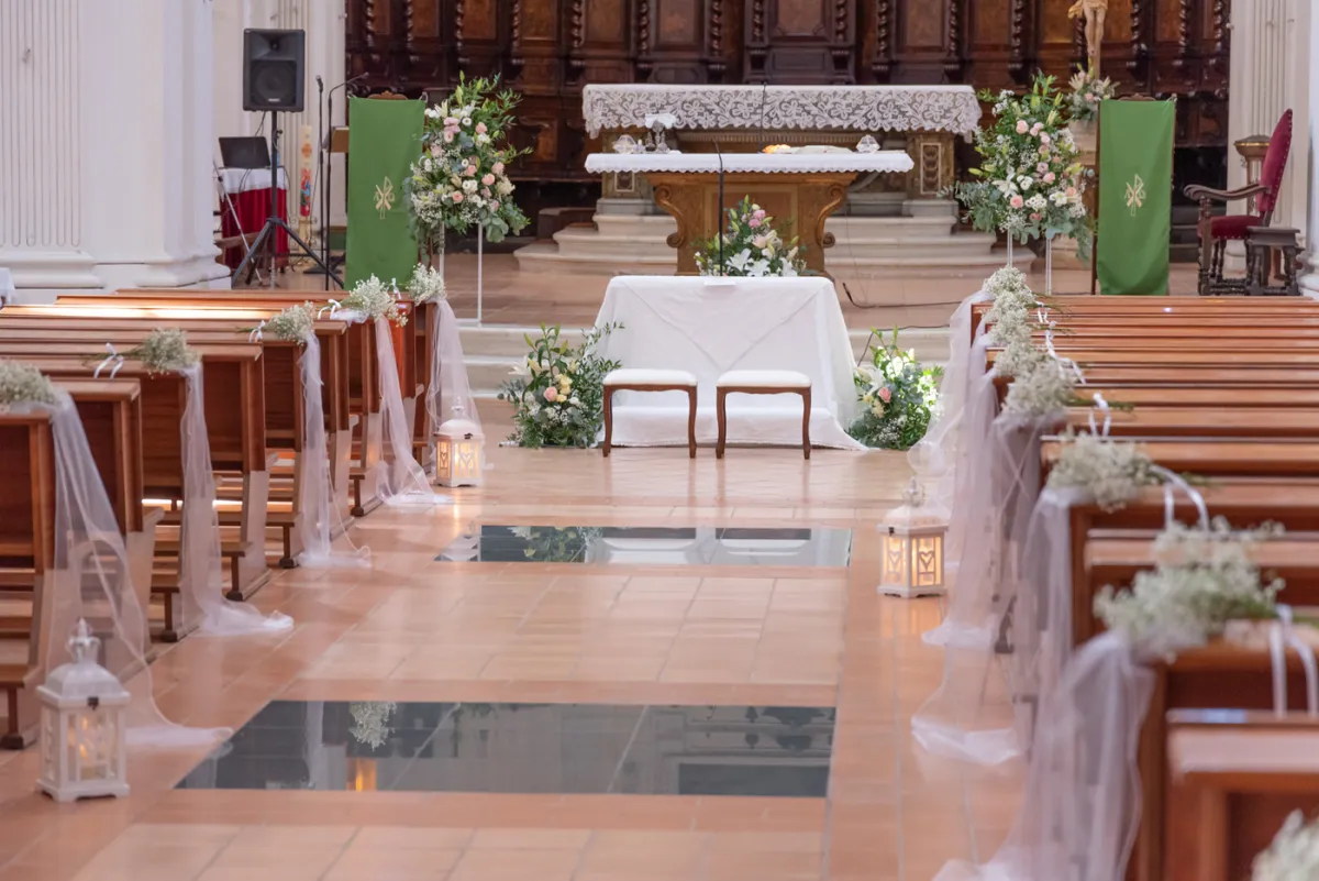 Allestimento floreale Wedding in Le Marche per matrimonio a Offida - foto 15