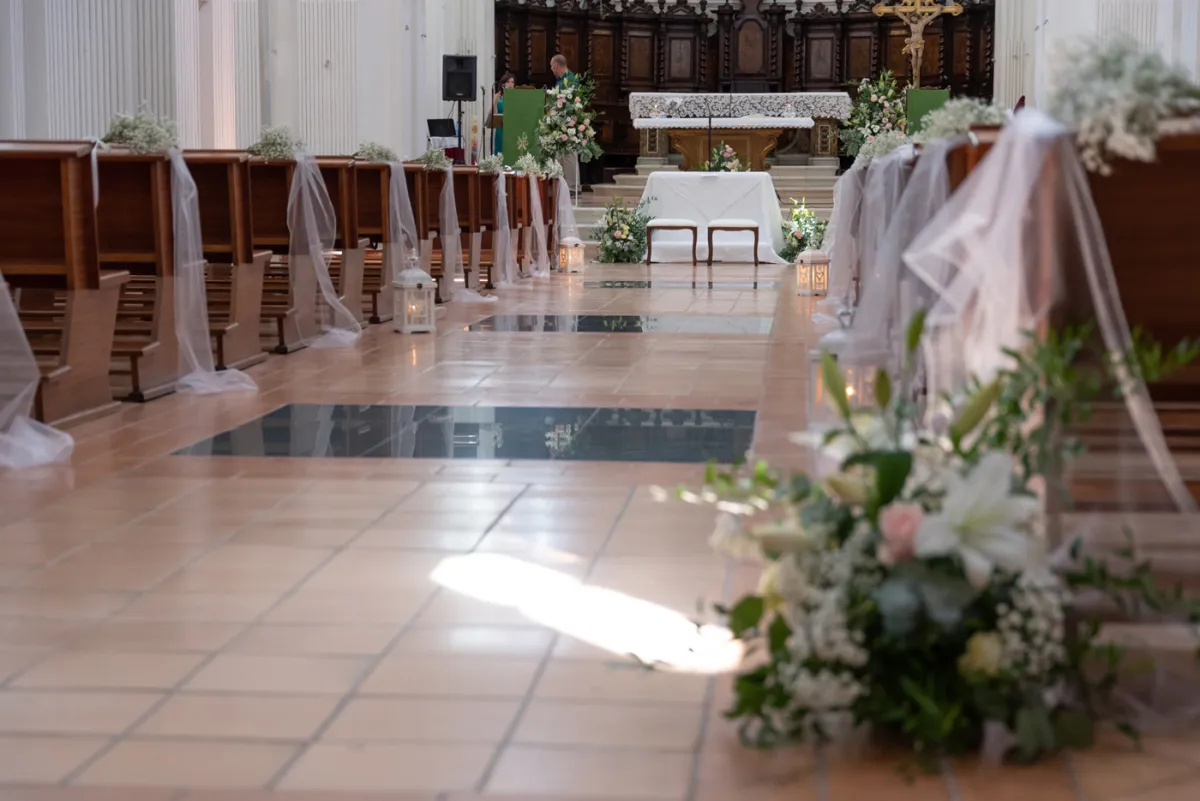 Allestimento floreale Wedding in Le Marche per matrimonio a Offida - foto 20