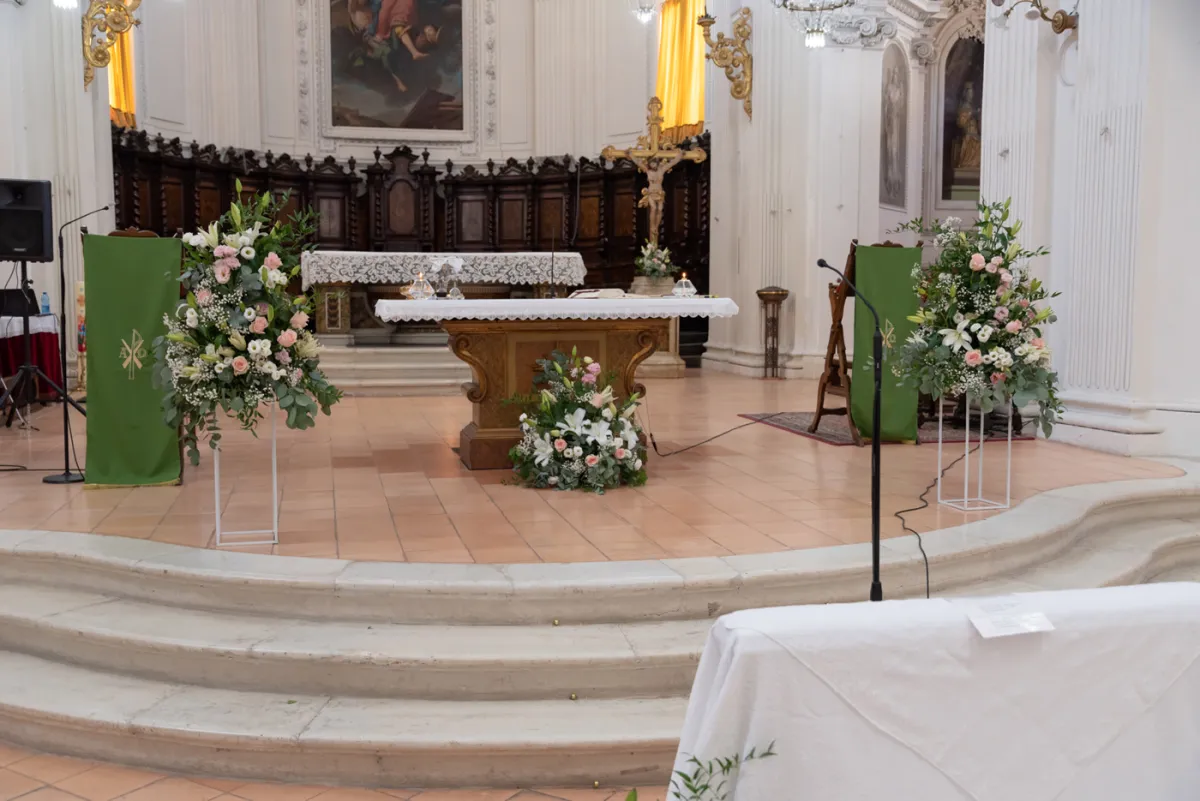 Allestimento floreale Wedding in Le Marche per matrimonio a Offida - foto 26
