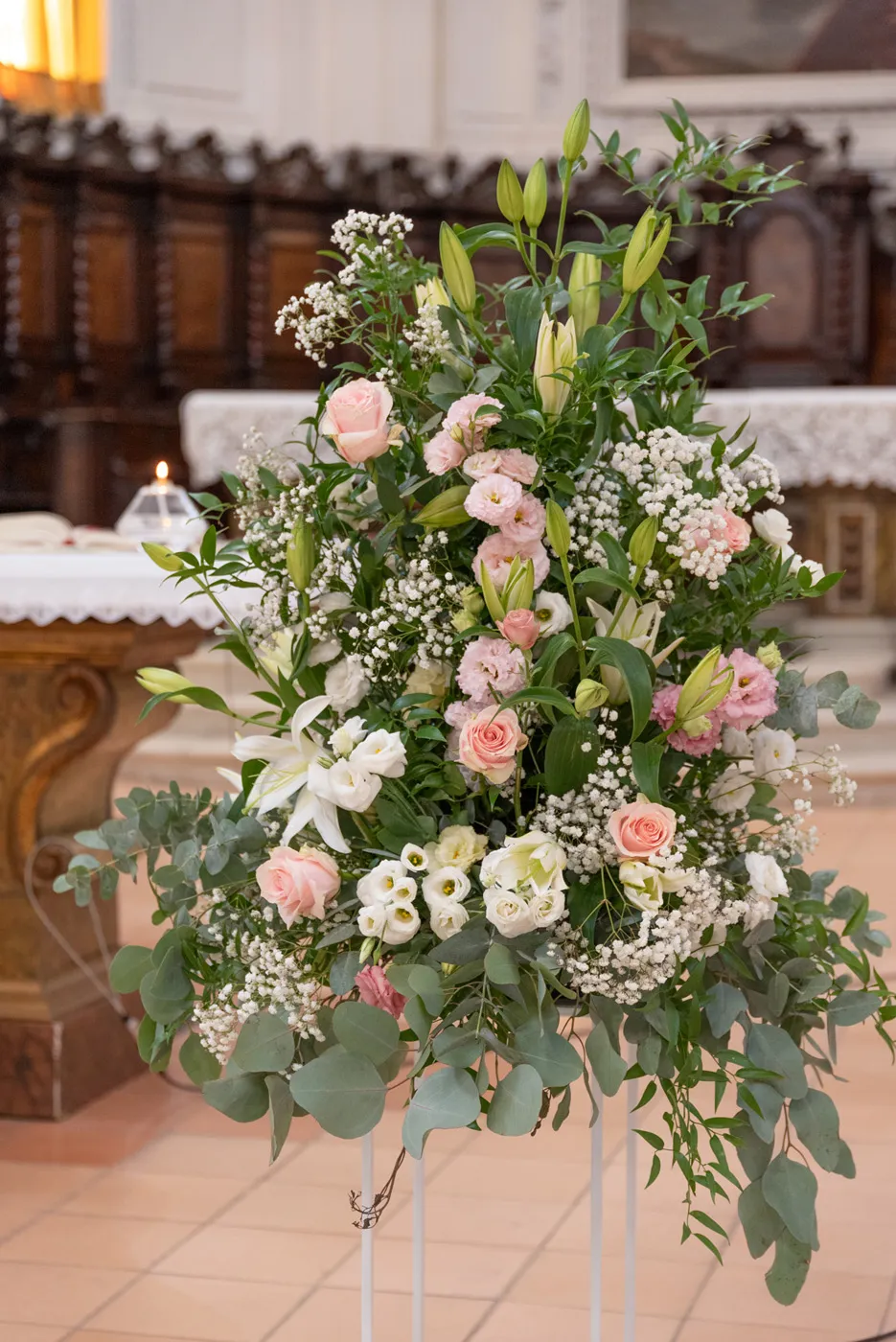Allestimento floreale Wedding in Le Marche per matrimonio a Offida - foto 27