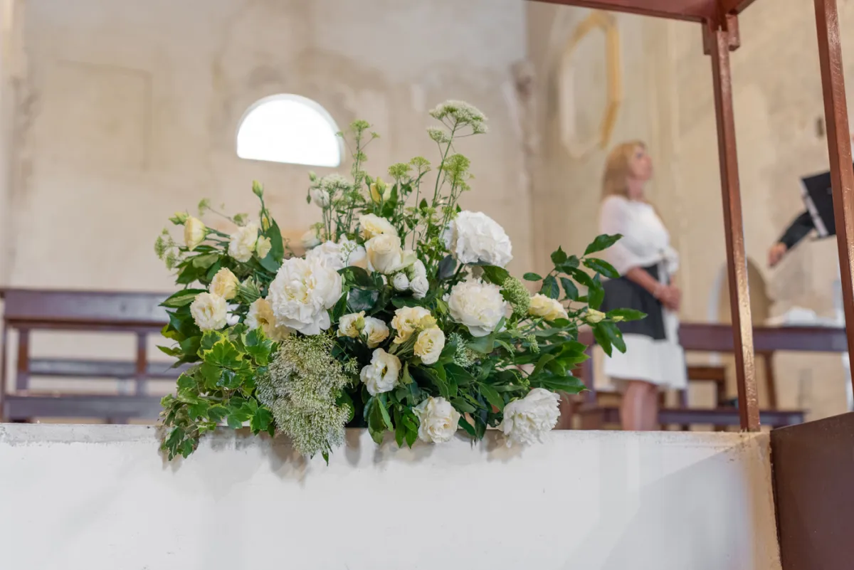 Allestimento floreale Classy Tale per matrimonio a Sirolo - foto 8