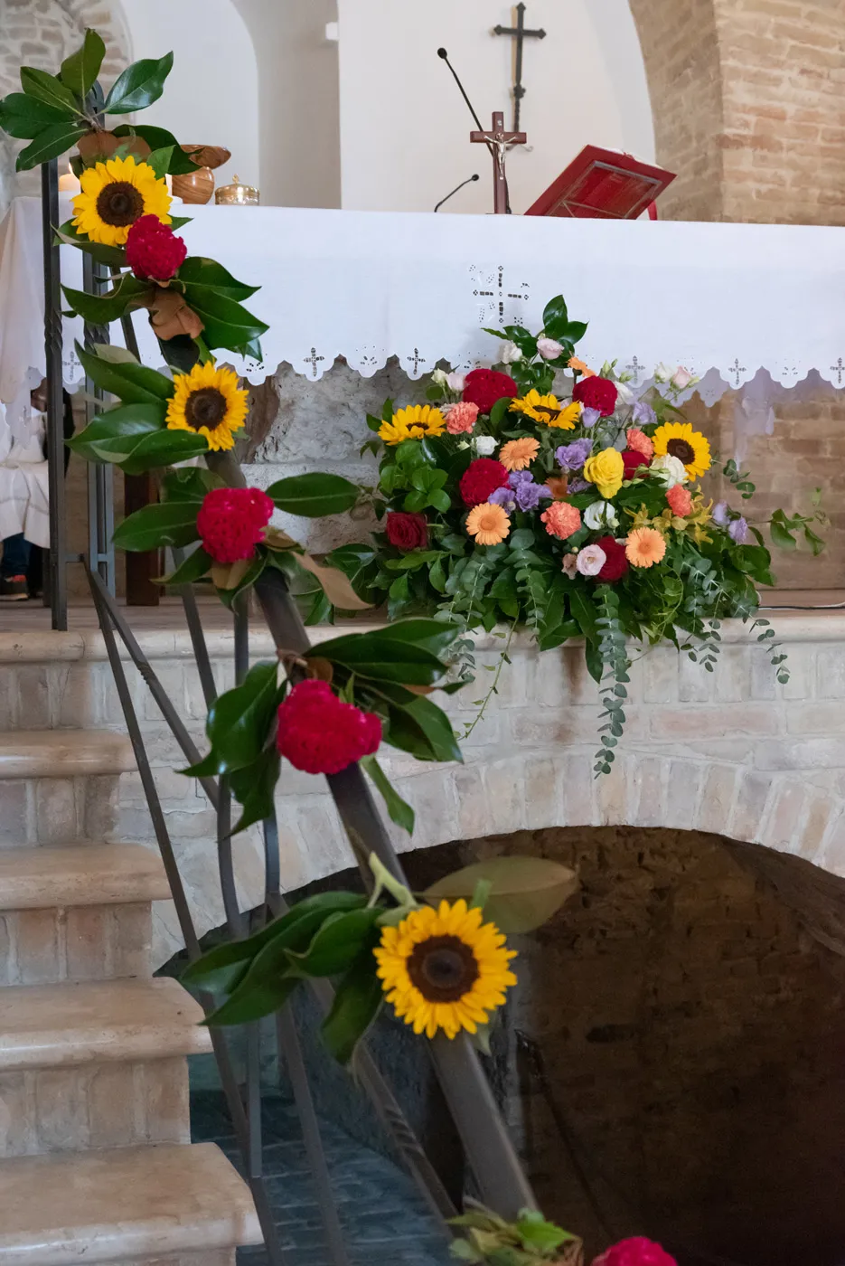 Allestimento floreale Favola Carioca per matrimonio a Monsampolo del Tronto - foto 4