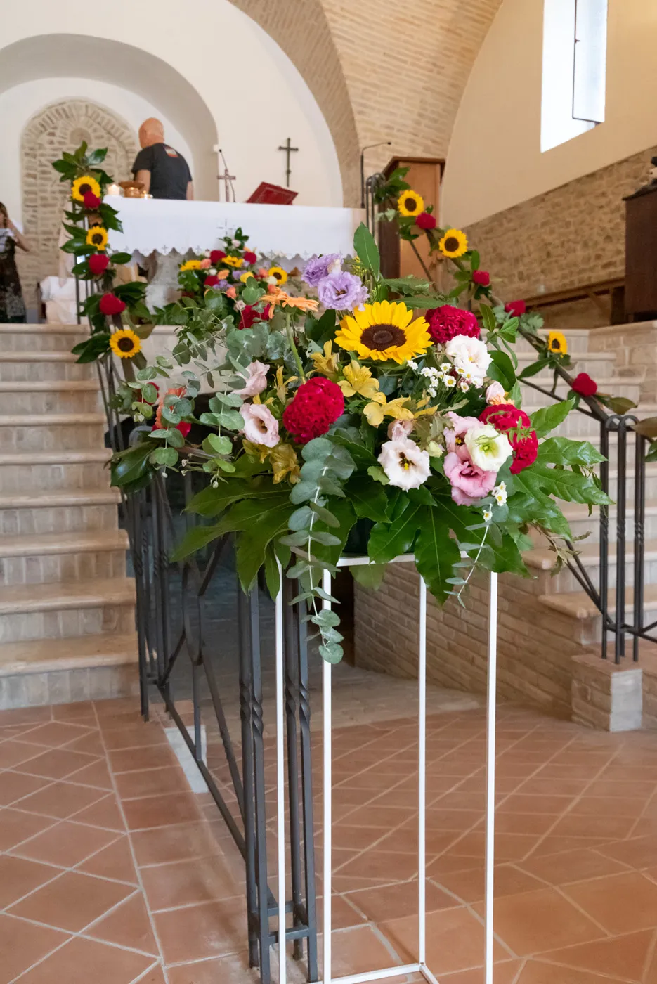 Allestimento floreale Favola Carioca per matrimonio a Monsampolo del Tronto - foto 6