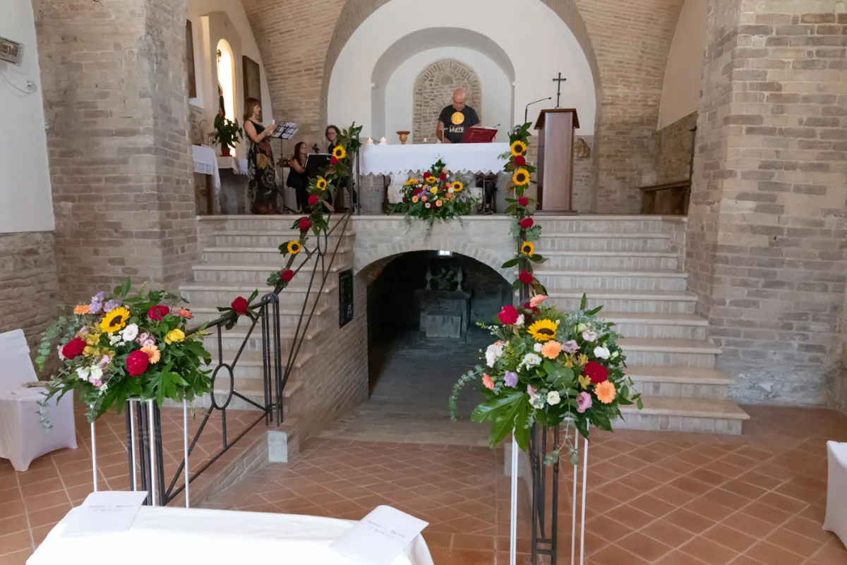 Allestimento floreale Favola Carioca per matrimonio a Monsampolo del Tronto - foto 10