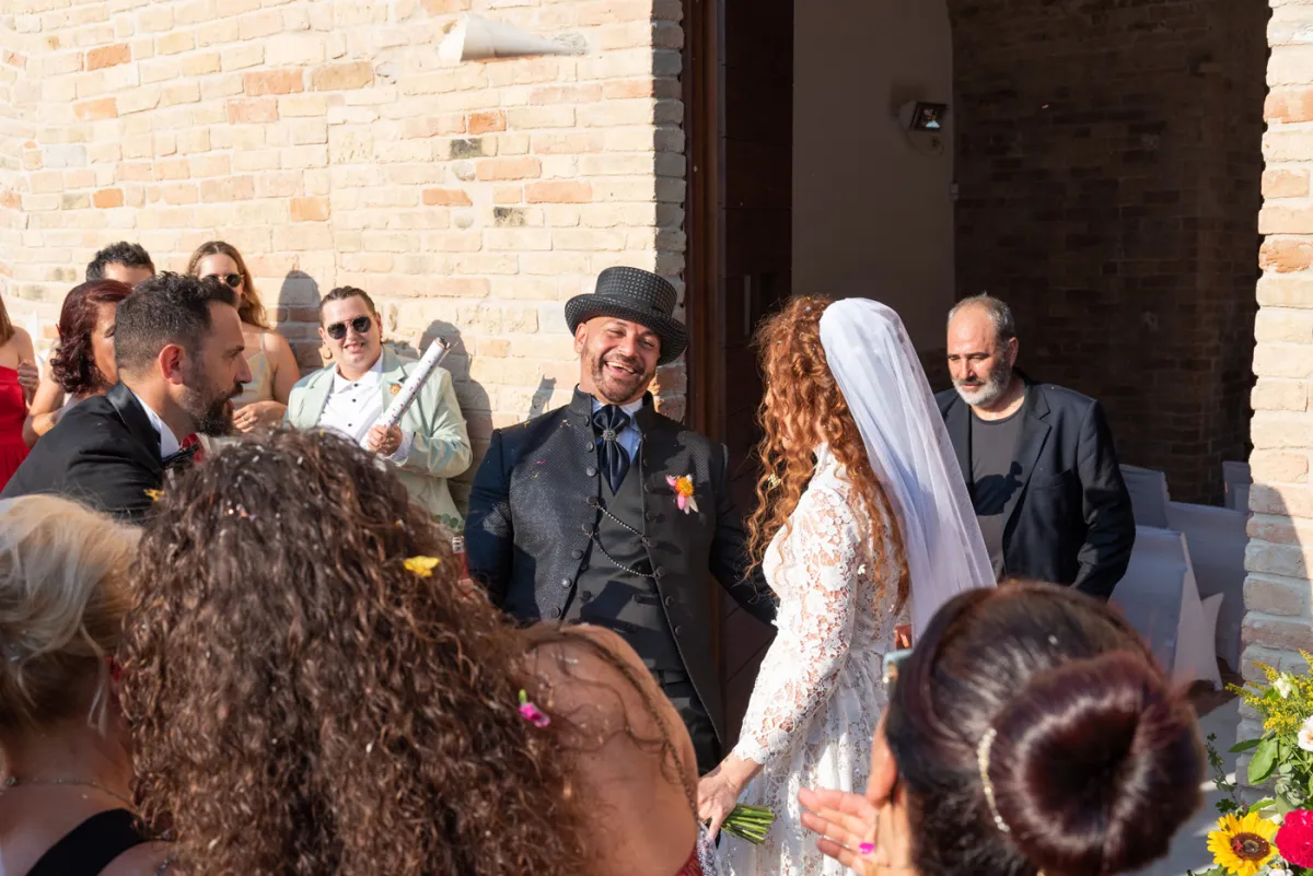 Allestimento floreale Favola Carioca per matrimonio a Monsampolo del Tronto - foto 38