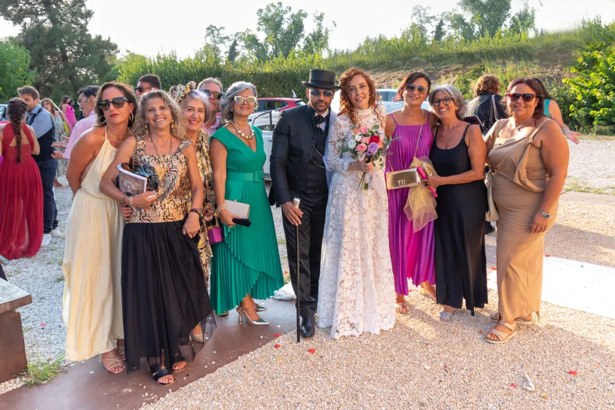 Allestimento floreale Favola Carioca per matrimonio a Monsampolo del Tronto - foto 43