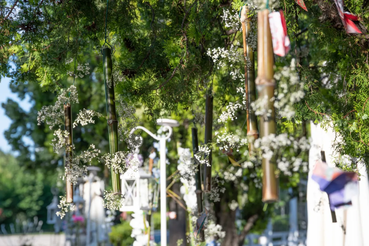 Allestimento floreale Stile Giapponese per matrimonio a Ascoli Piceno - foto 9