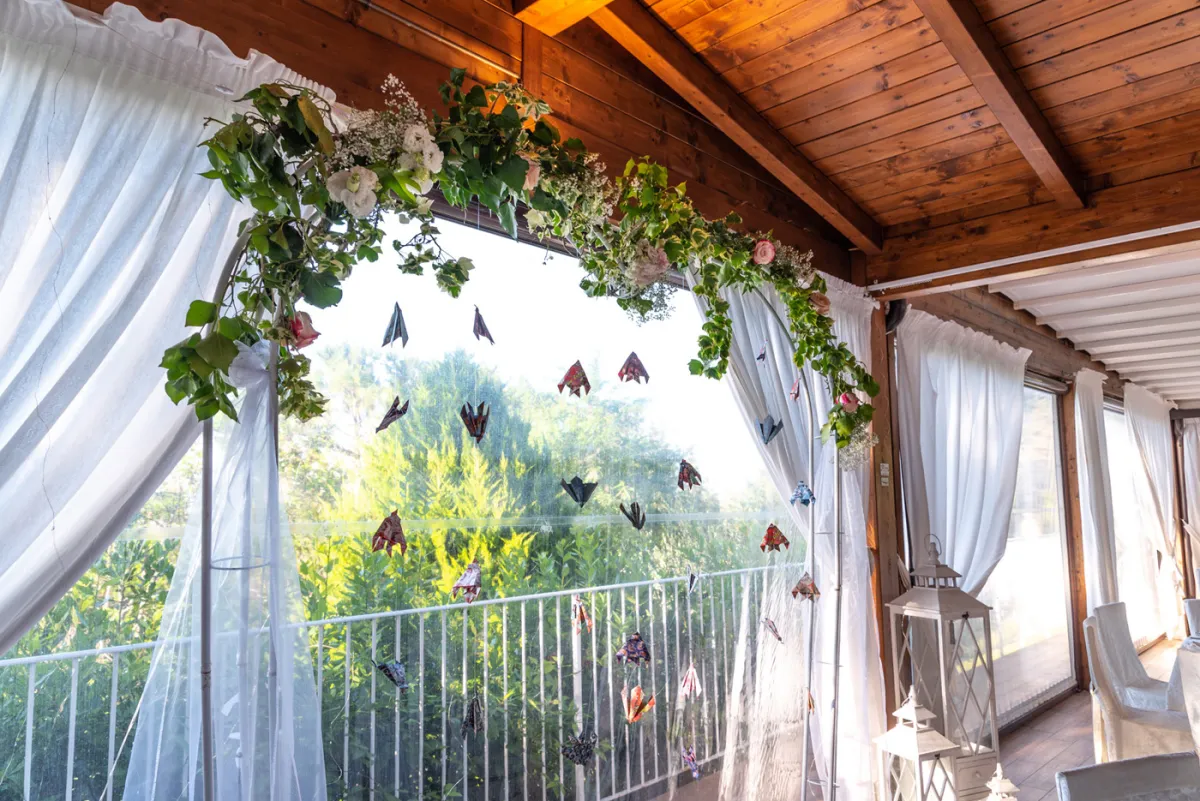 Allestimento floreale Stile Giapponese per matrimonio a Ascoli Piceno - foto 14