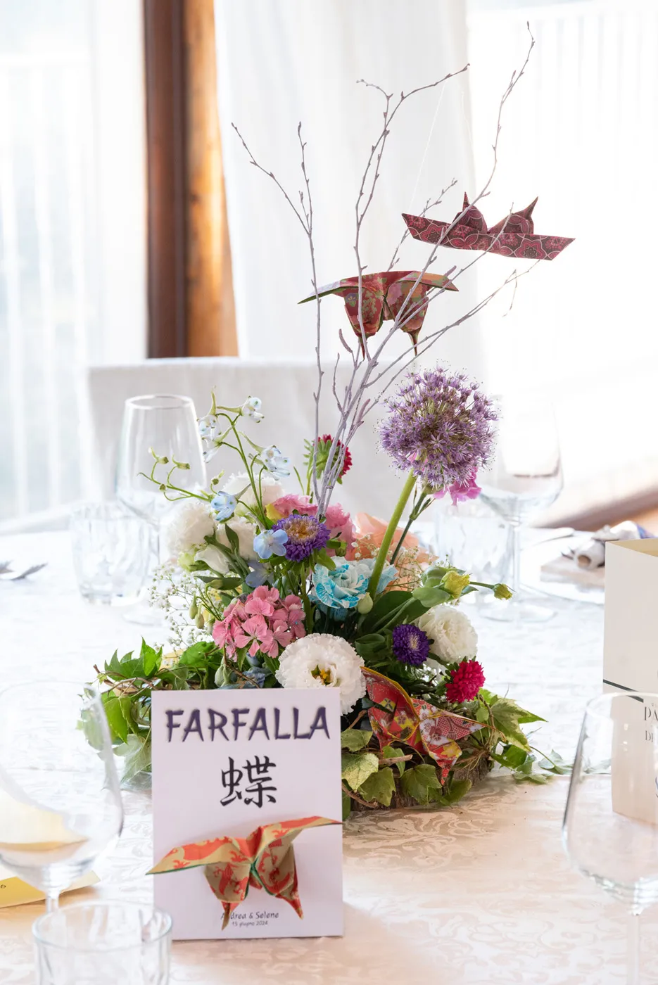 Allestimento floreale Stile Giapponese per matrimonio a Ascoli Piceno - foto 15