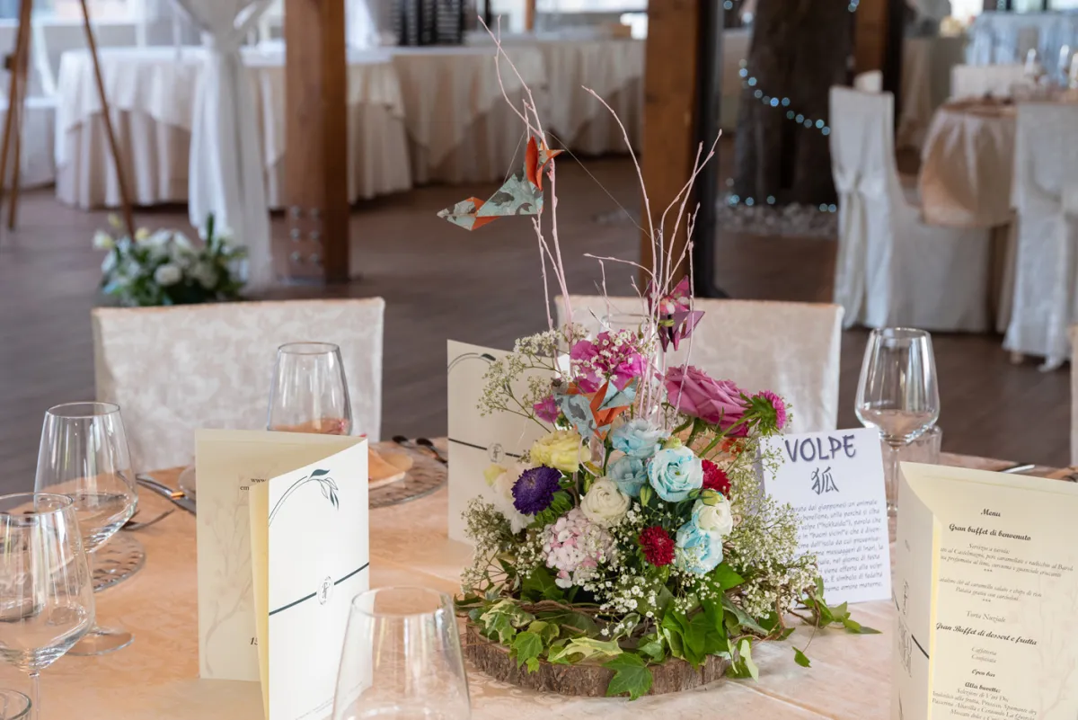 Allestimento floreale Stile Giapponese per matrimonio a Ascoli Piceno - foto 17