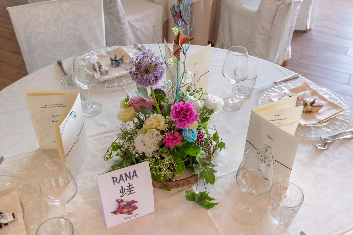 Allestimento floreale Stile Giapponese per matrimonio a Ascoli Piceno - foto 18