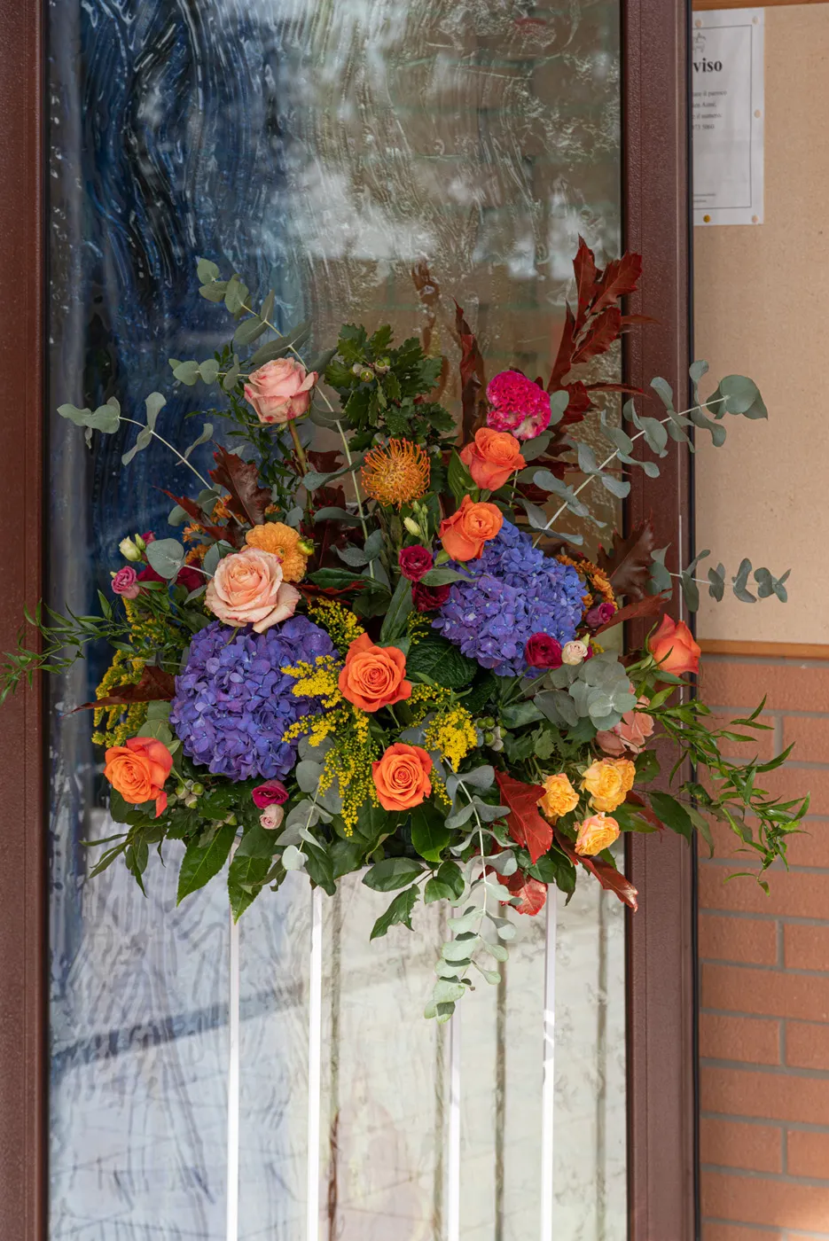 Allestimento floreale Sinfonia Autunnale per matrimonio a Poggio di Bretta - foto 1
