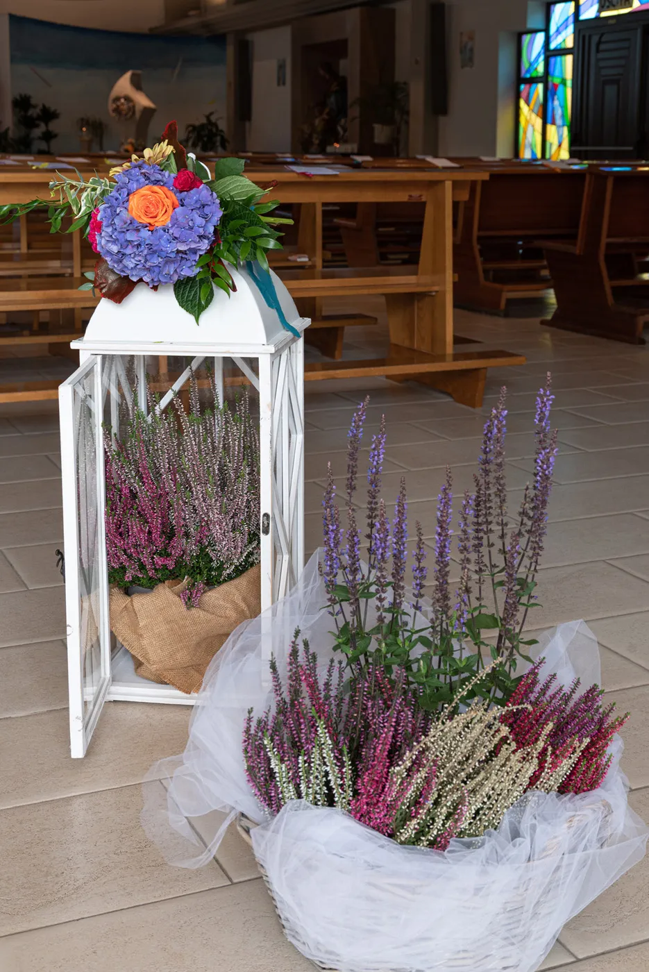 Allestimento floreale Sinfonia Autunnale per matrimonio a Poggio di Bretta - foto 5
