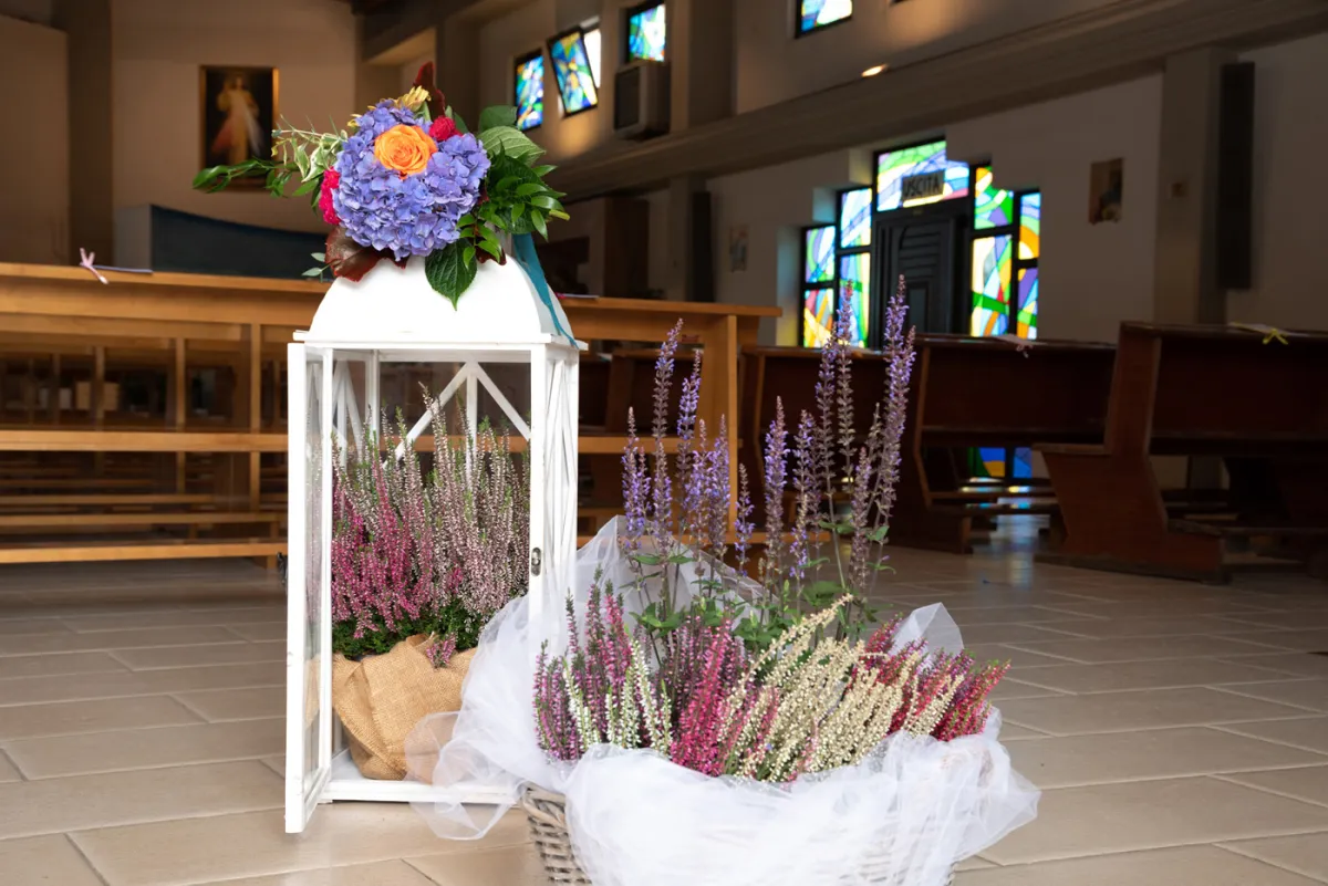 Allestimento floreale Sinfonia Autunnale per matrimonio a Poggio di Bretta - foto 6